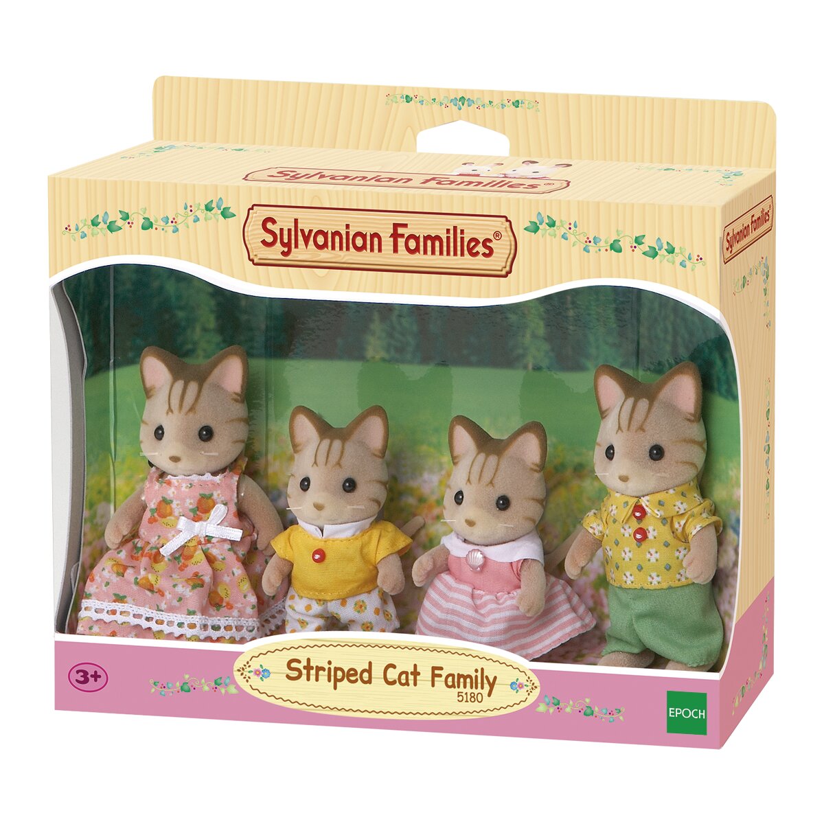 Familia gatos rayas Sylvanian Families 2