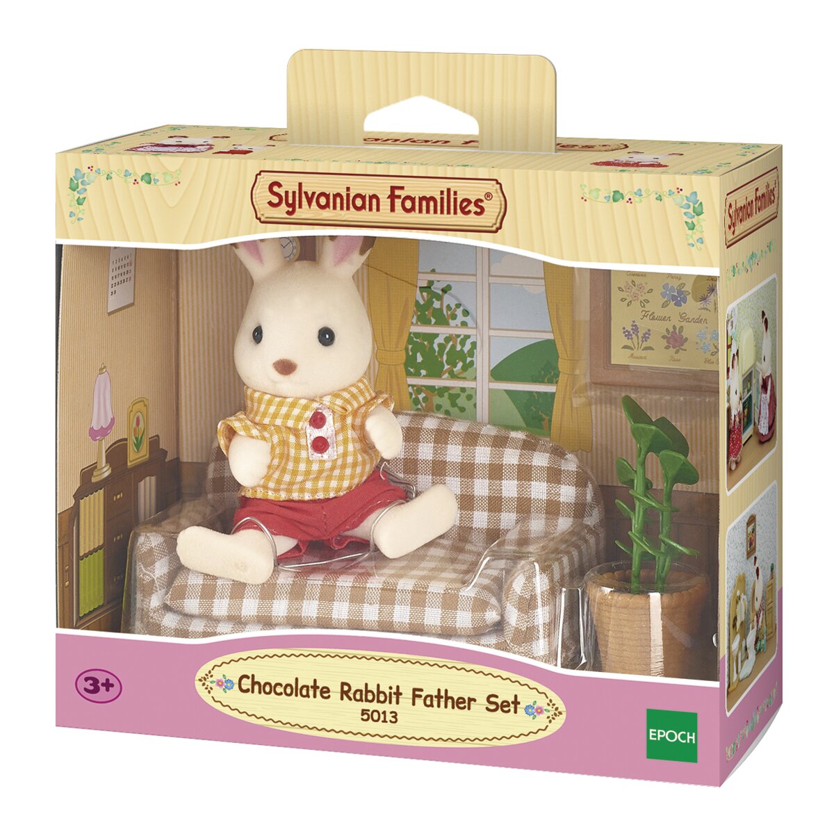 Set salón papá conejo chocolate Sylvanian Families 2