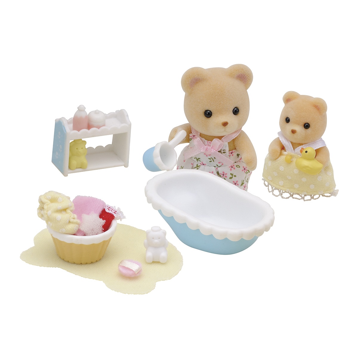 Sylvanian Families – La hora del baño para el bebé Sylvanian Families.