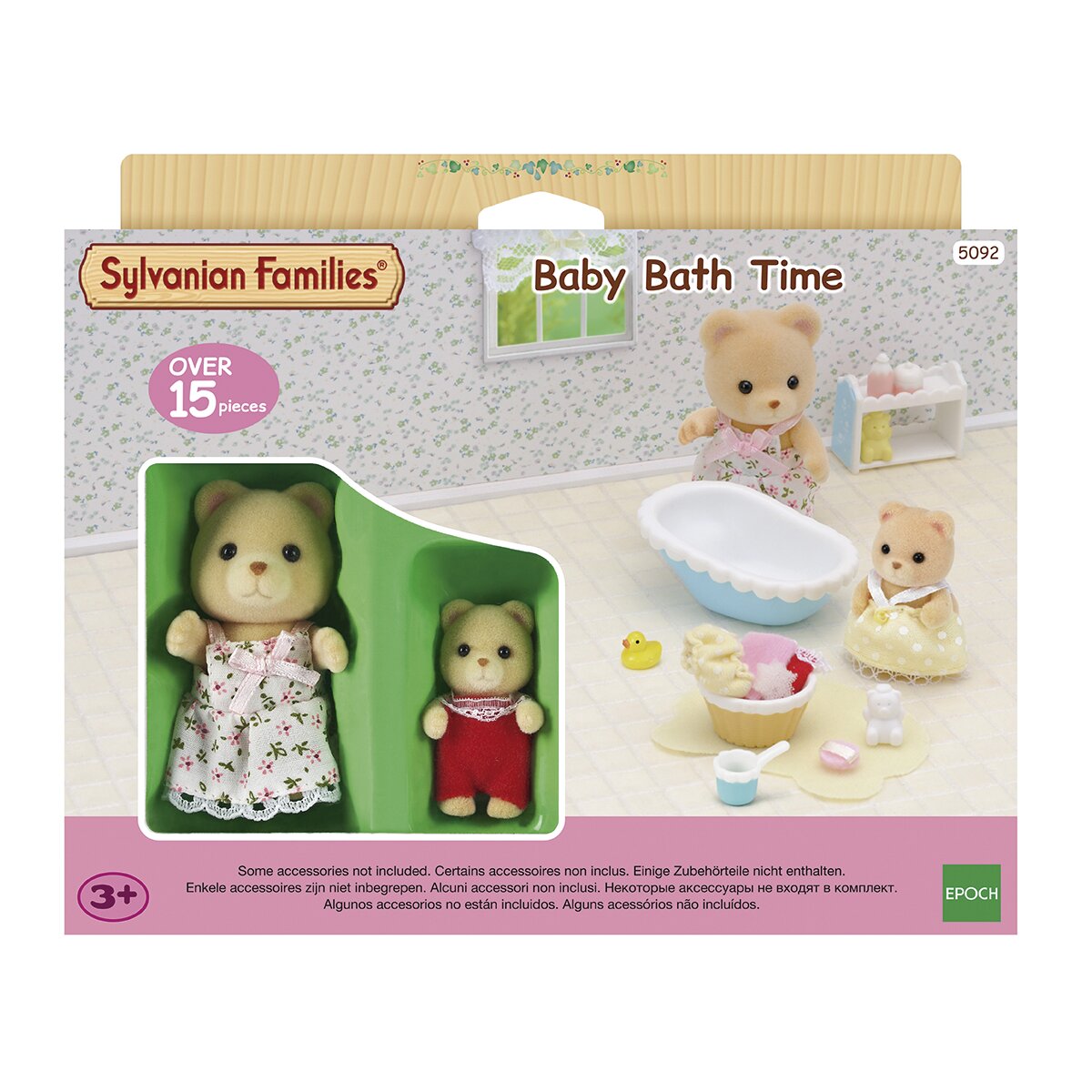 La hora del baño para el bebé Sylvanian Families 3