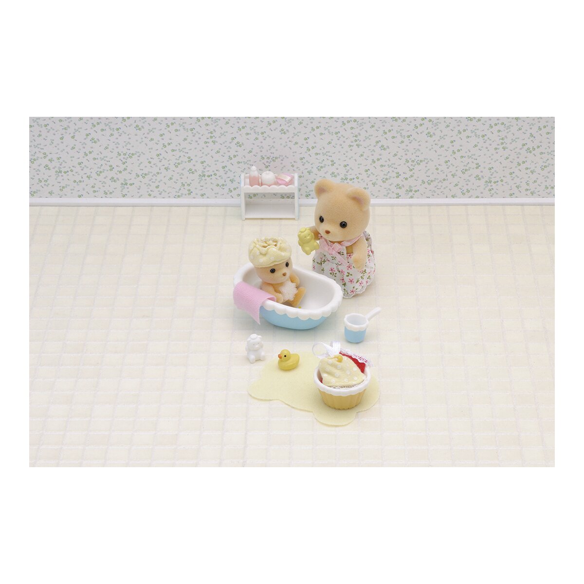 La hora del baño para el bebé Sylvanian Families 5