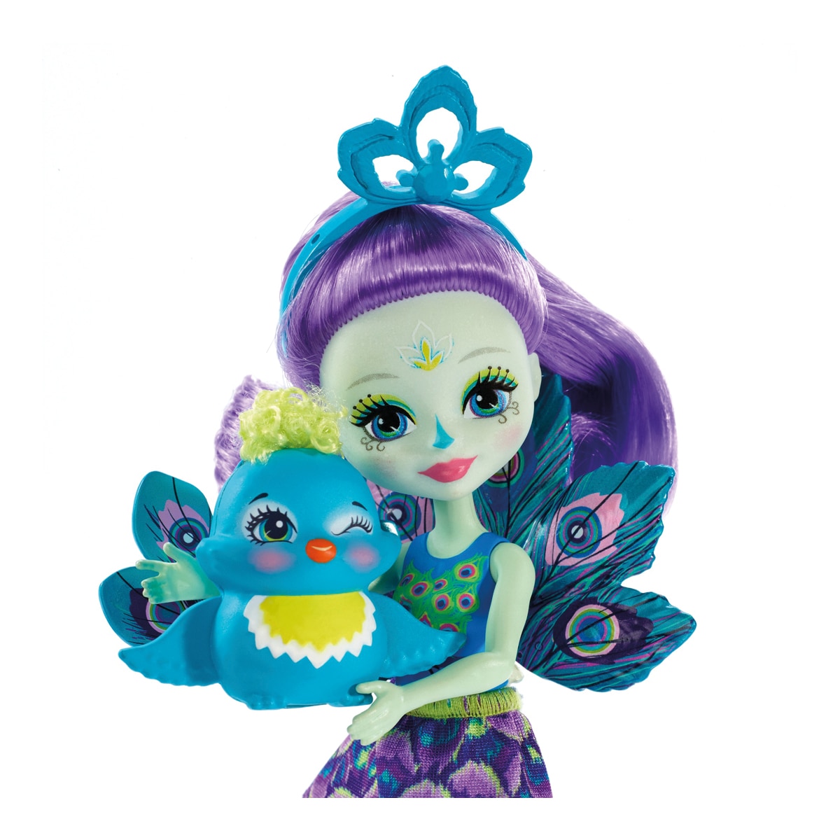 Enchantimals Muñeca con mascota Patter Peacock y Flap 4