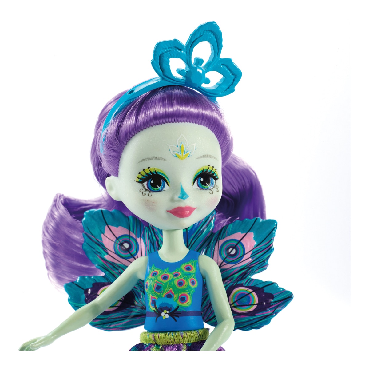 Enchantimals Muñeca con mascota Patter Peacock y Flap 5