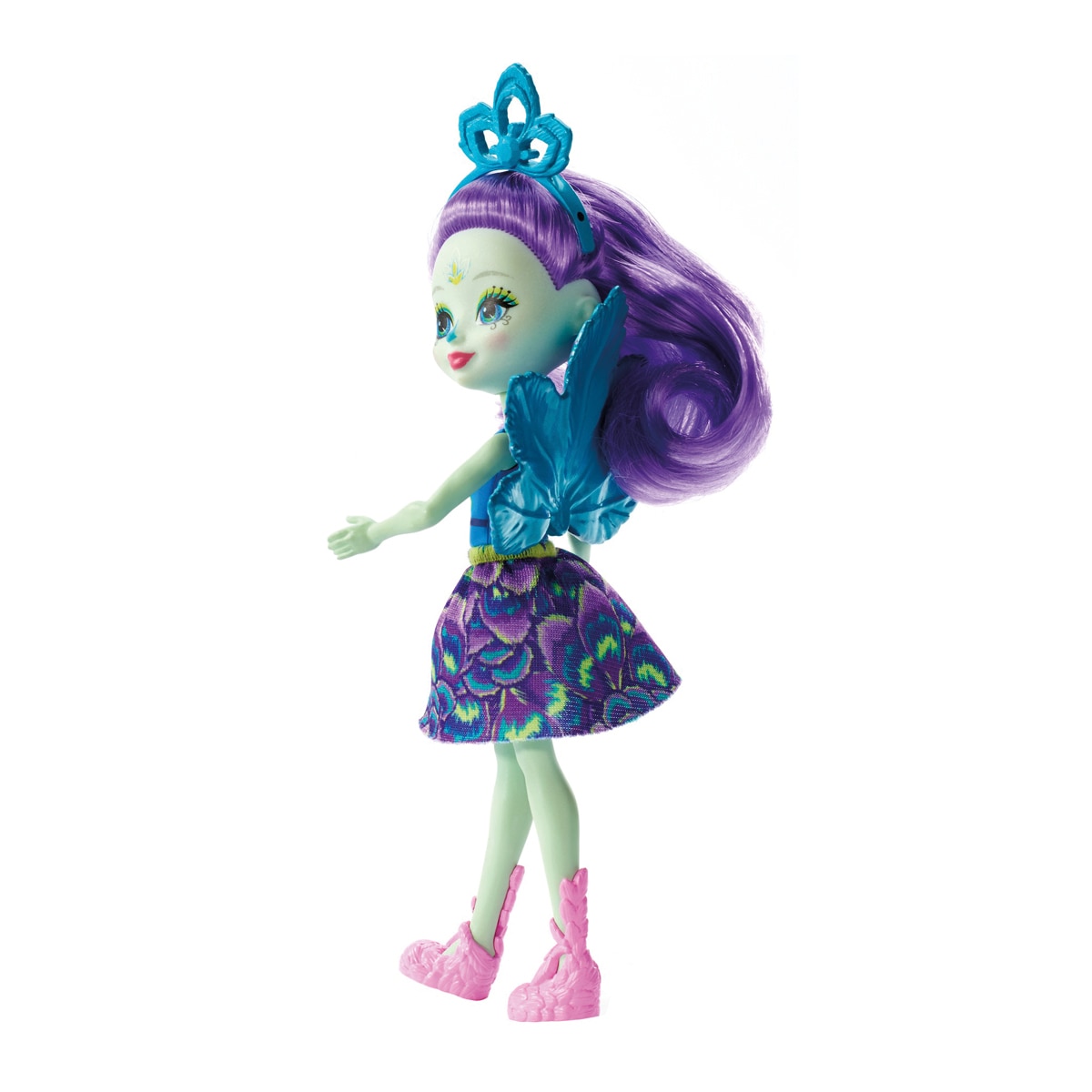 Enchantimals Muñeca con mascota Patter Peacock y Flap 7