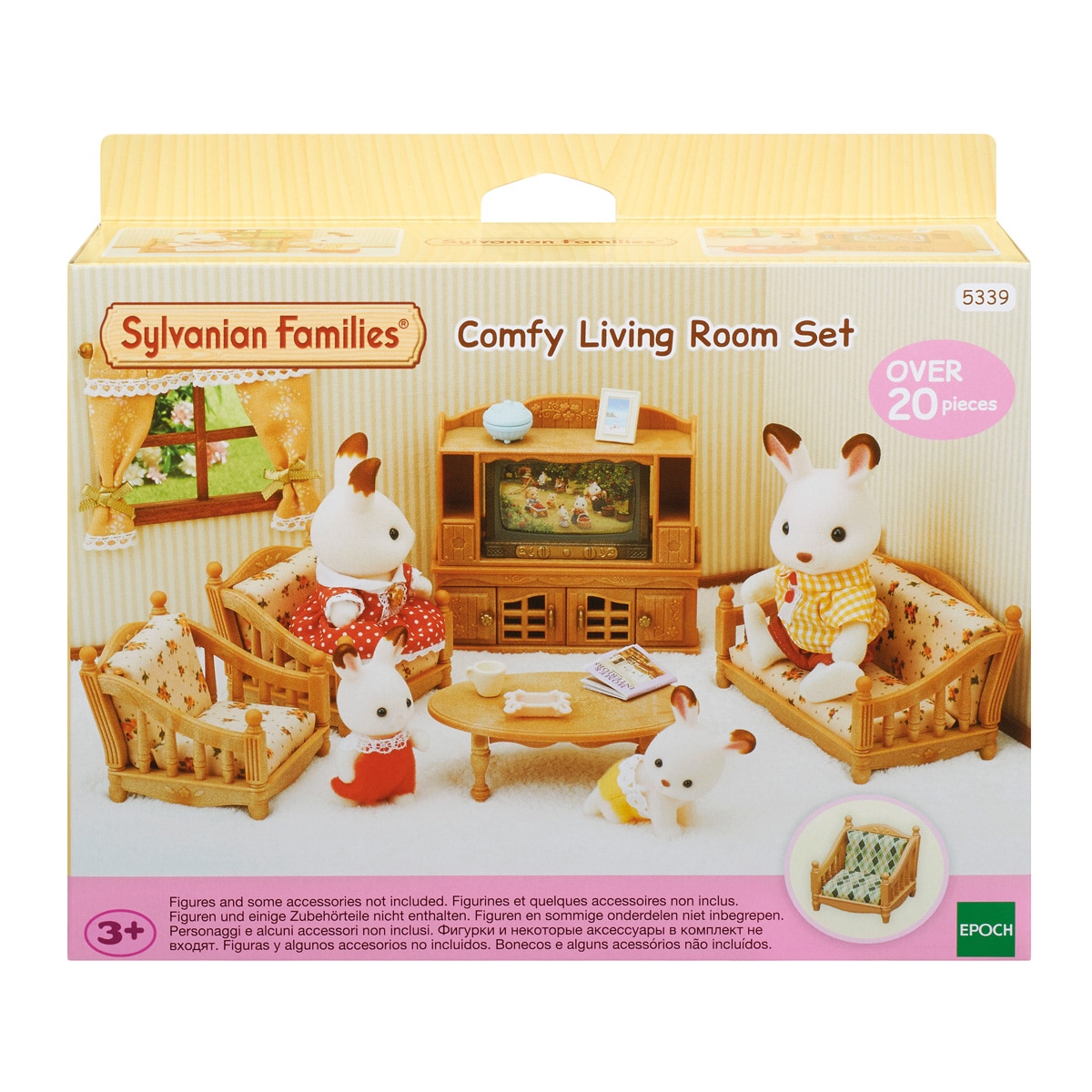 Set de salón de hogar Sylvanian Families 4