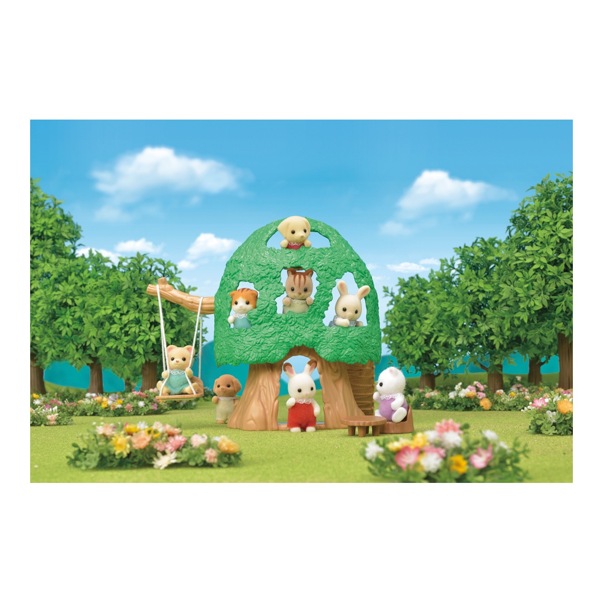 Casa del árbol para bebés Sylvanian Families 8