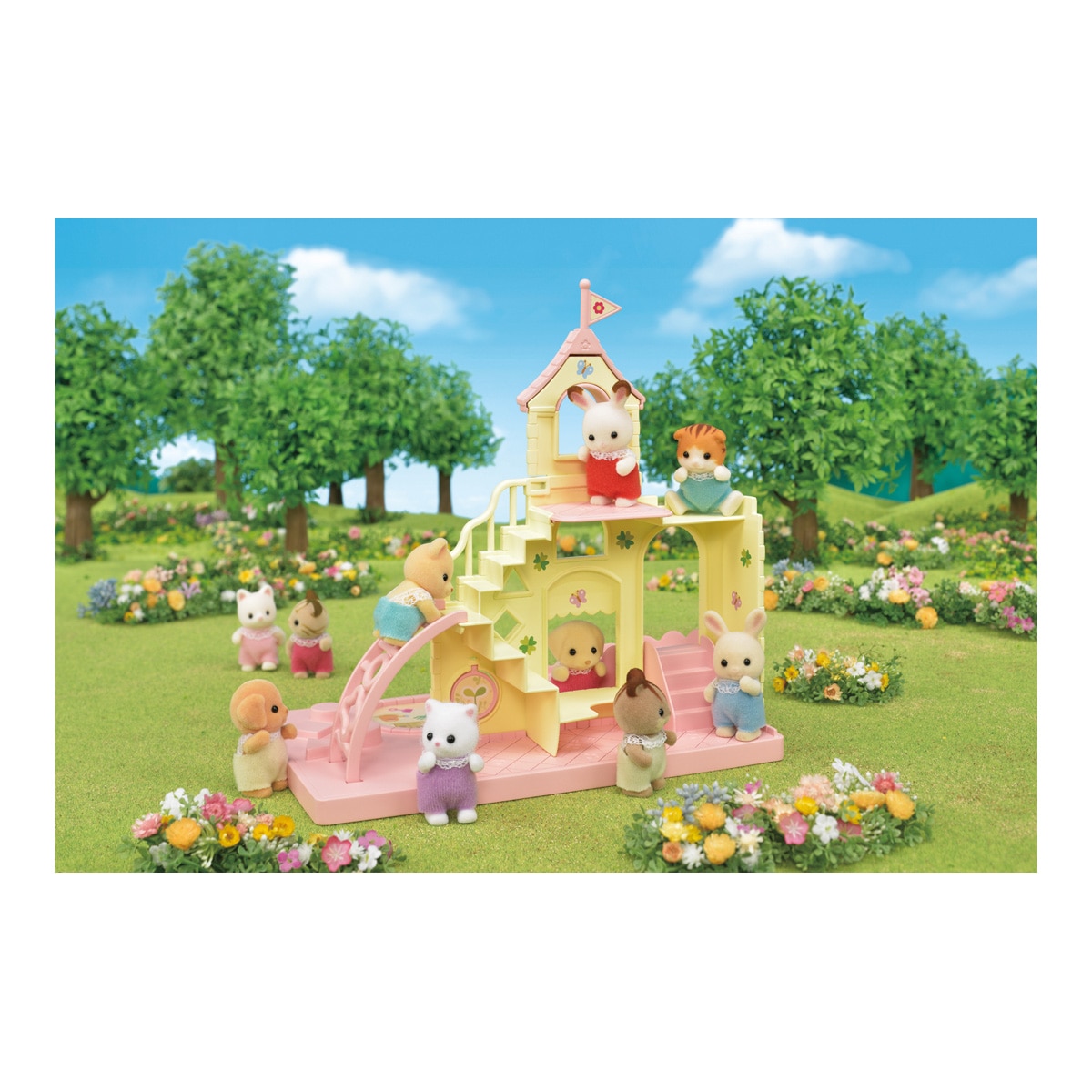Parque infantil castillo de bebés Sylvanian Families 6