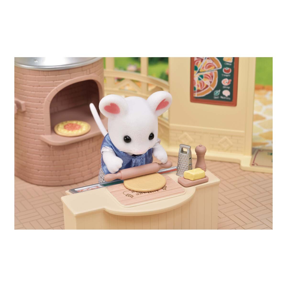Sylvanian Families: Pizzaria da Aldeia 7