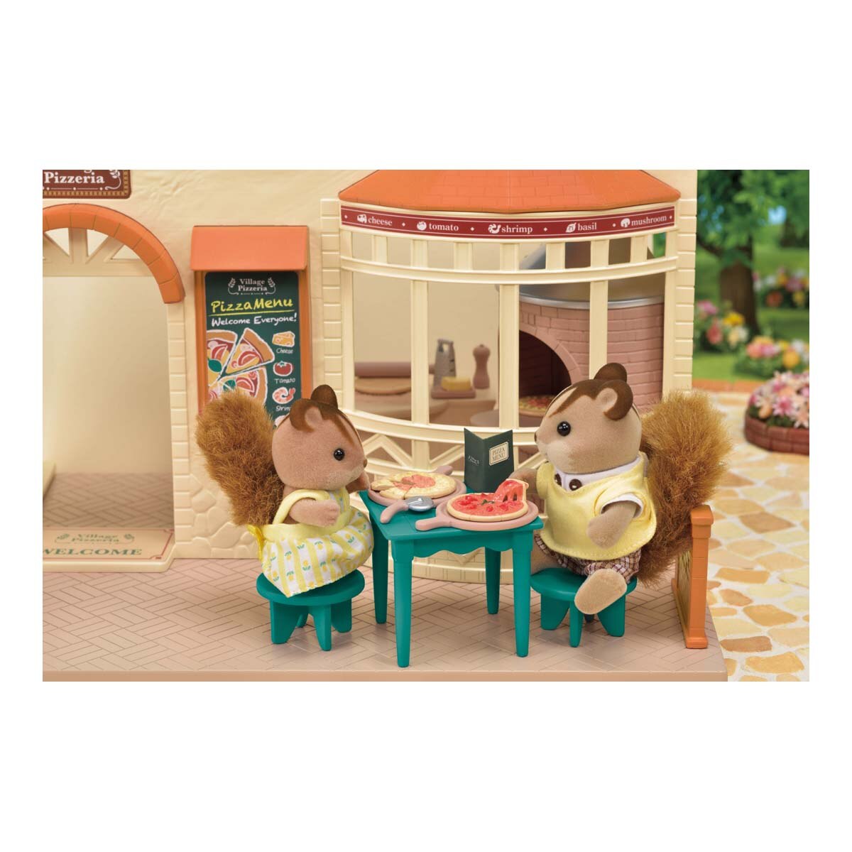 Sylvanian Families: Pizzaria da Aldeia 8