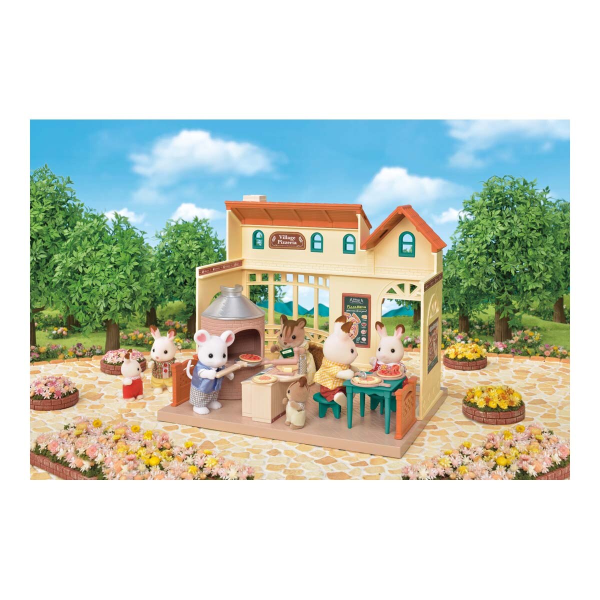 Sylvanian Families: Pizzaria da Aldeia 11