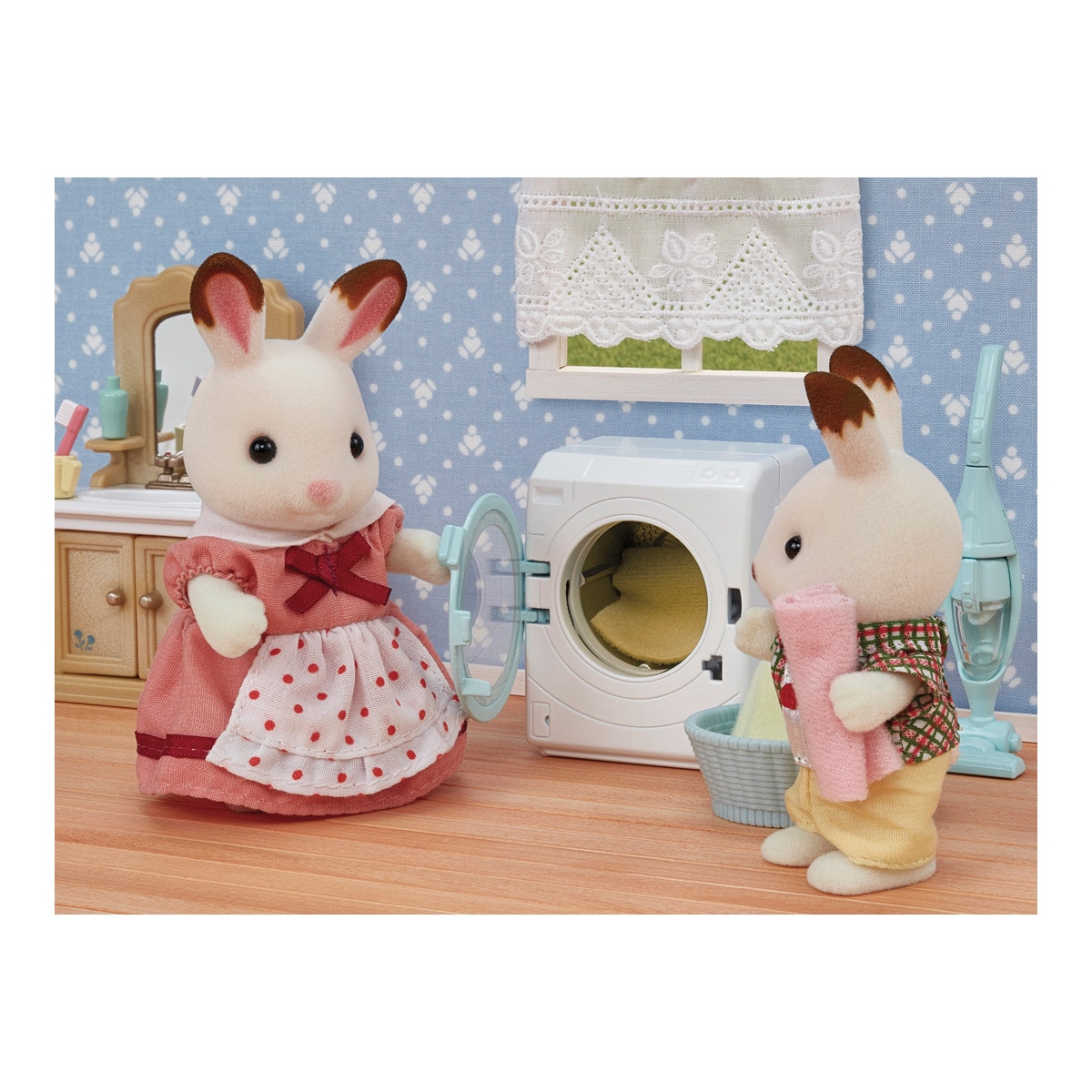 Set de lavadora y aspiradora Sylvanian Families 4