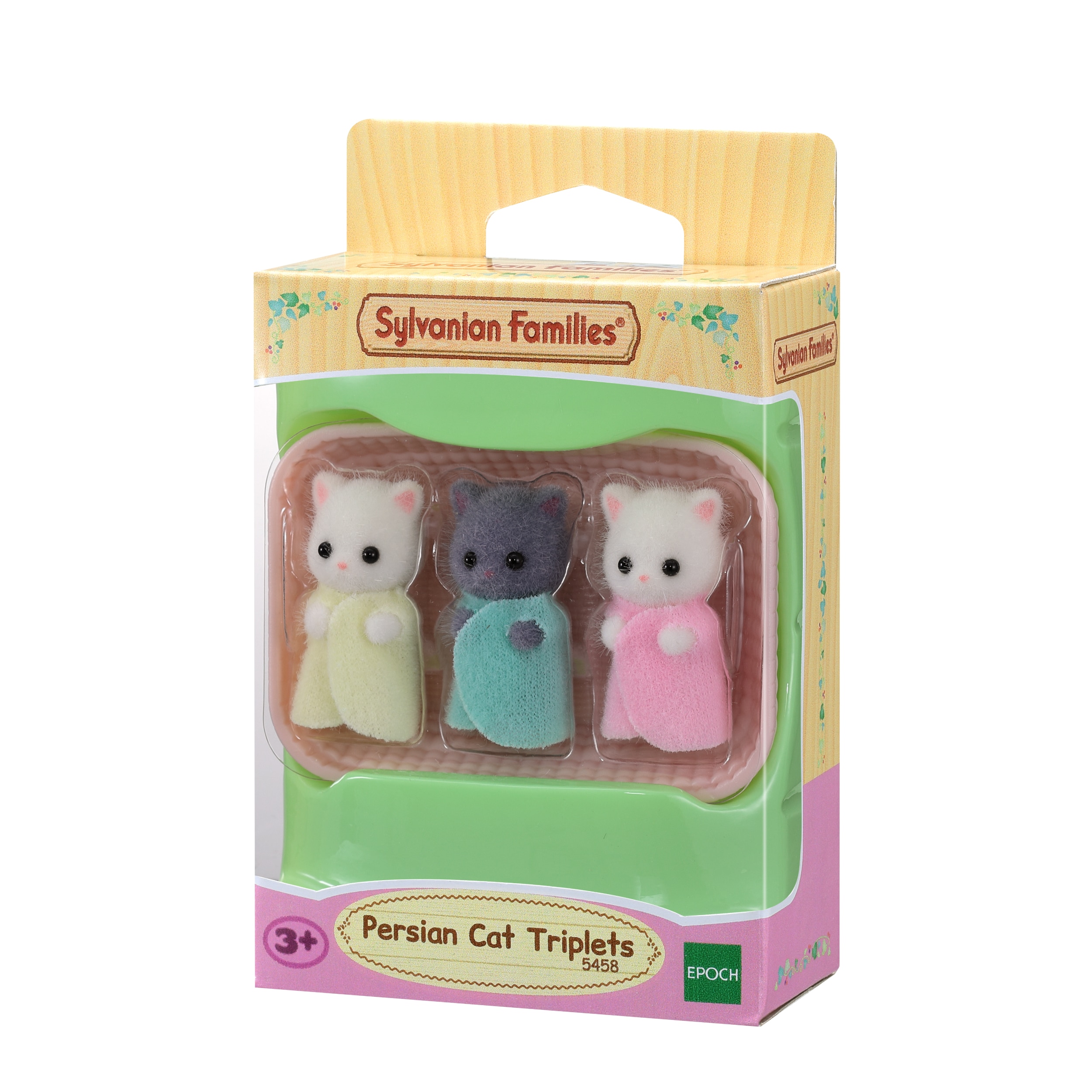Muñecos trillizos Gatos Persa Sylvanian Families 3