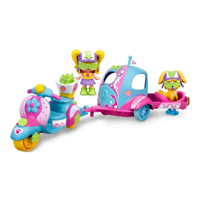 Imagen 0 de Pinypon My Puppy and Me Moto, sidecar y figuras