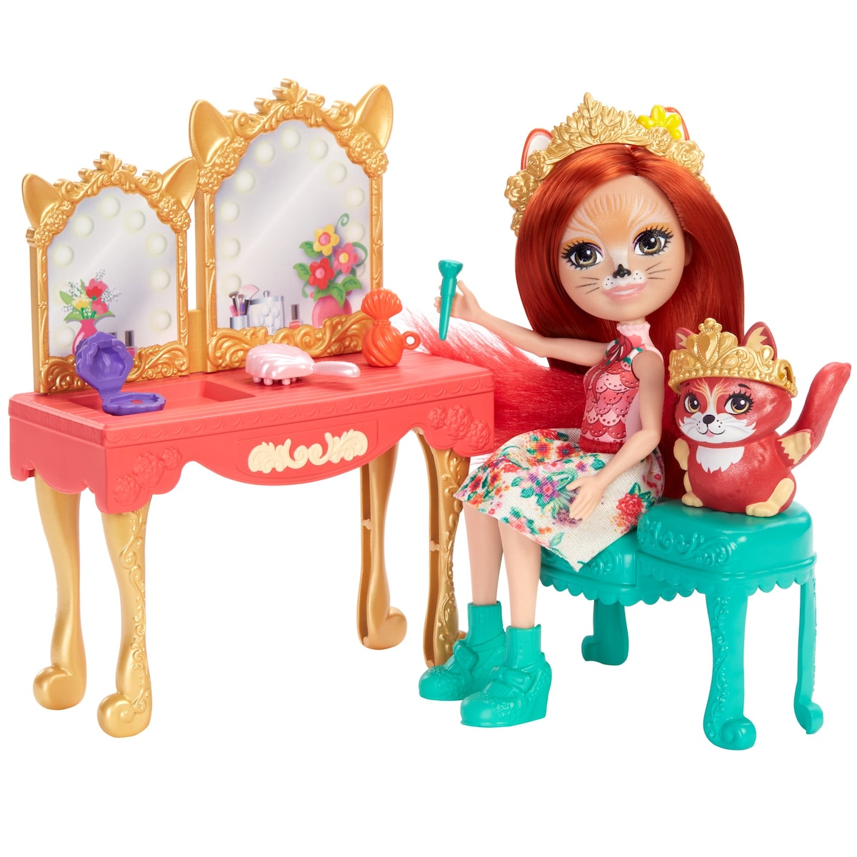 Muñeca con set de juego incluye mascota y accesorios de juguete modelos surtidos Enchantimals 6