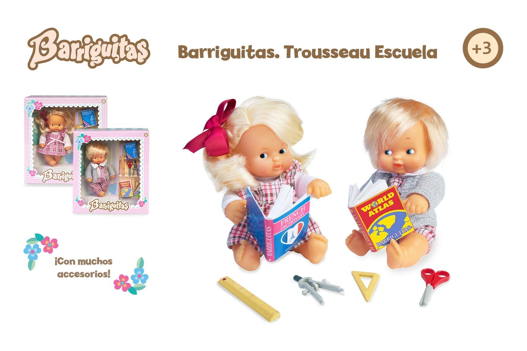 Muñeca Surtida Barriguiras Trousseau Escuela 6