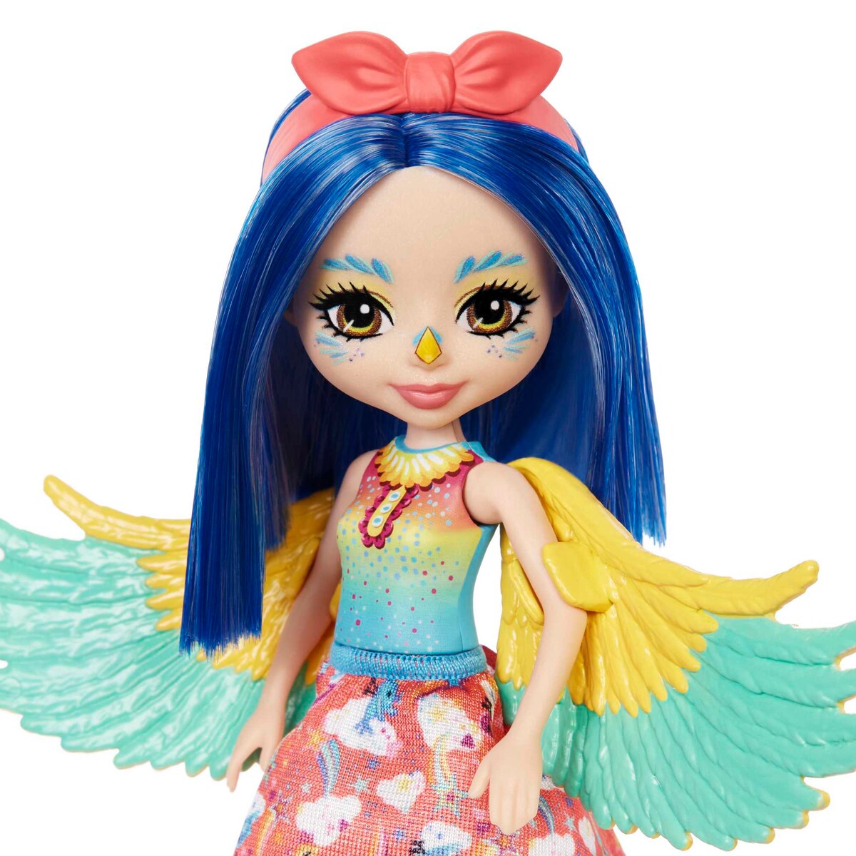 Enchantimals Prita y Flutter Muñeca con mascota loro 2