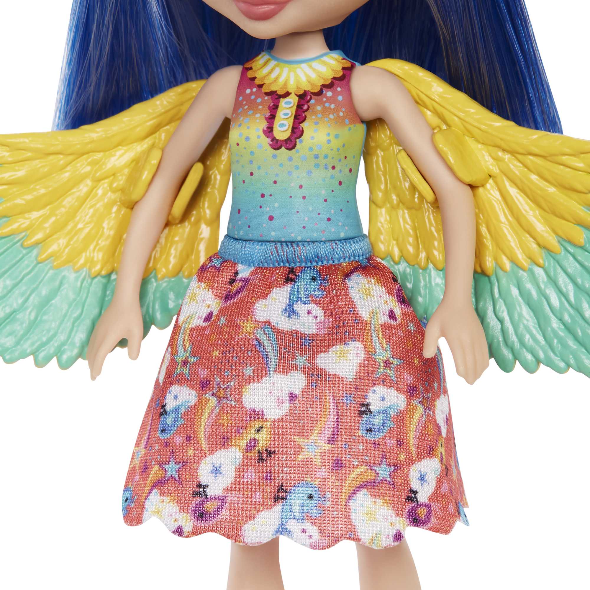 Enchantimals Prita y Flutter Muñeca con mascota loro 3