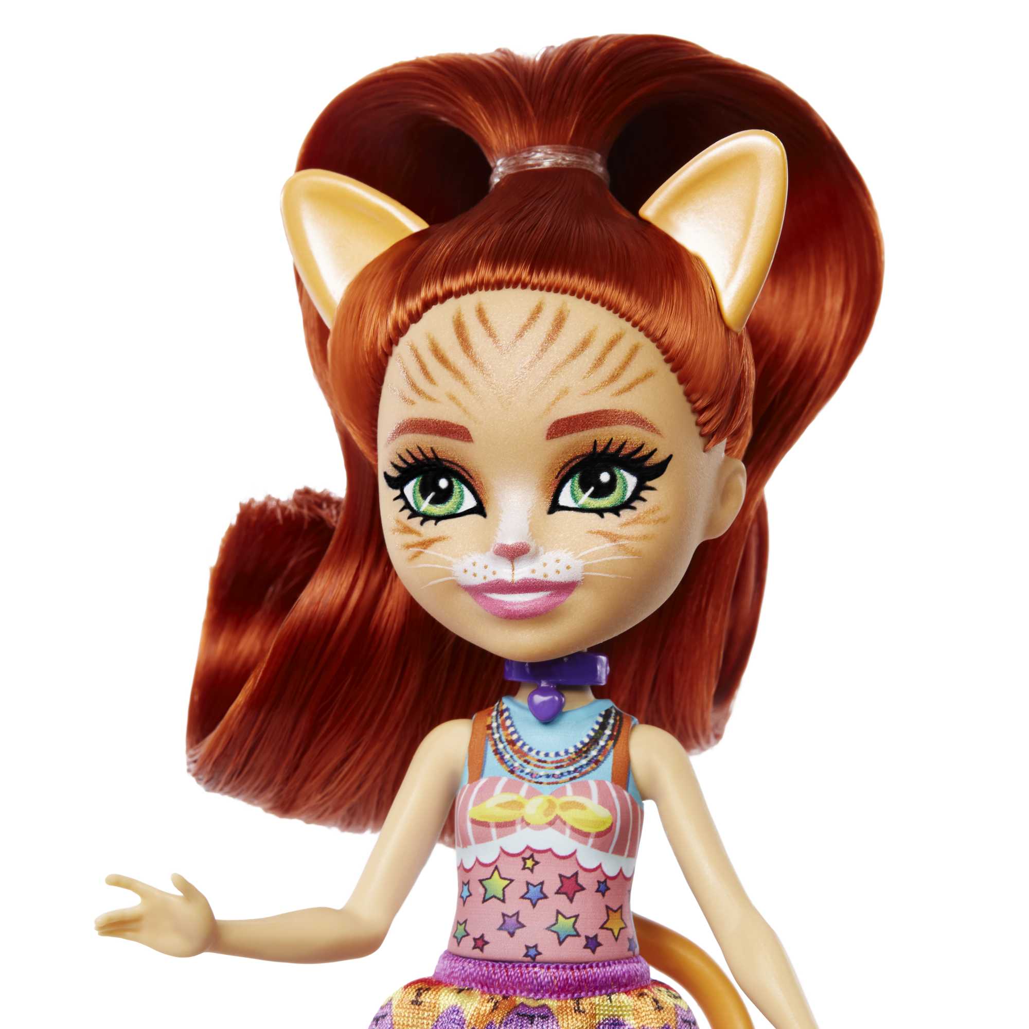 Enchantimals Taria y Cuddler Muñeca con mascota gato 2