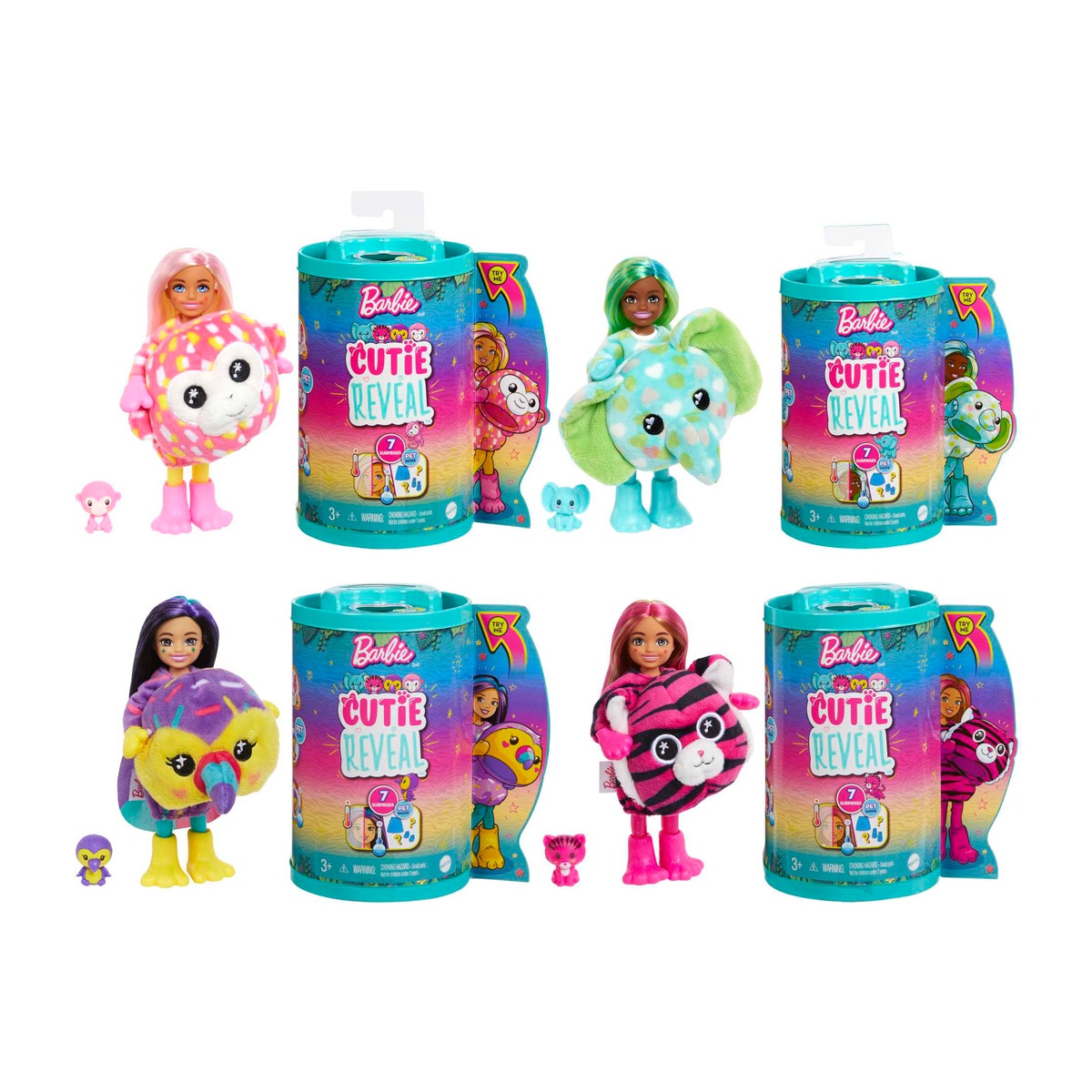 Imagen 0 de Muñeca Chelsea con disfraz Barbie Cutie Reveal modelos surtidos