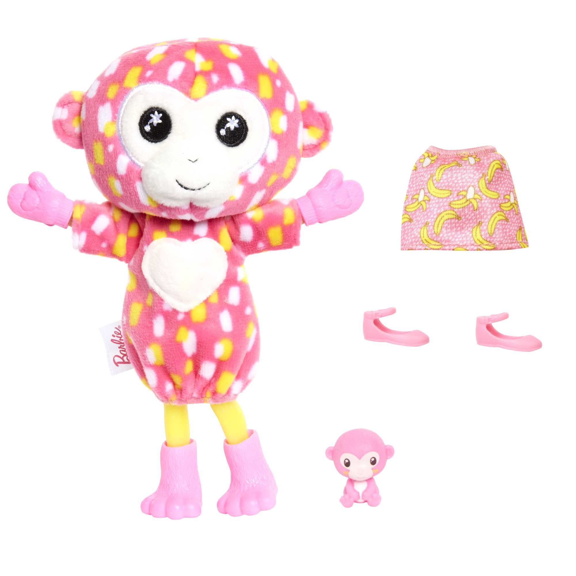 Muñeca Chelsea con disfraz de mono Barbie Cutie Reveal 4