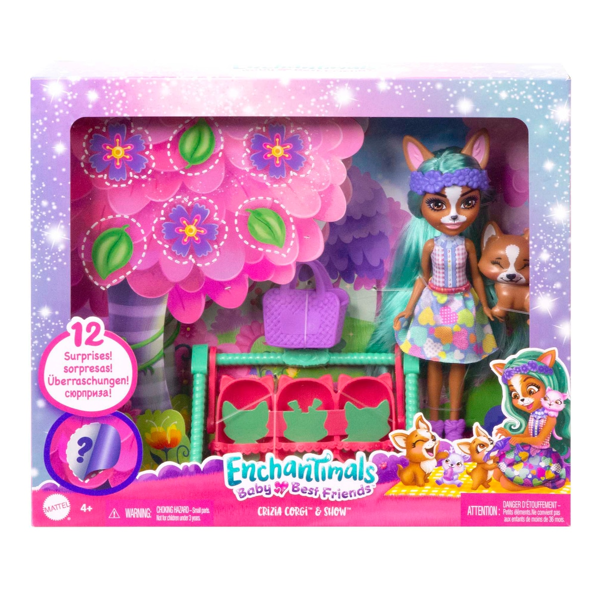Muñeca con mascotas y accesorios, modelos surtidos Enchantimals 3