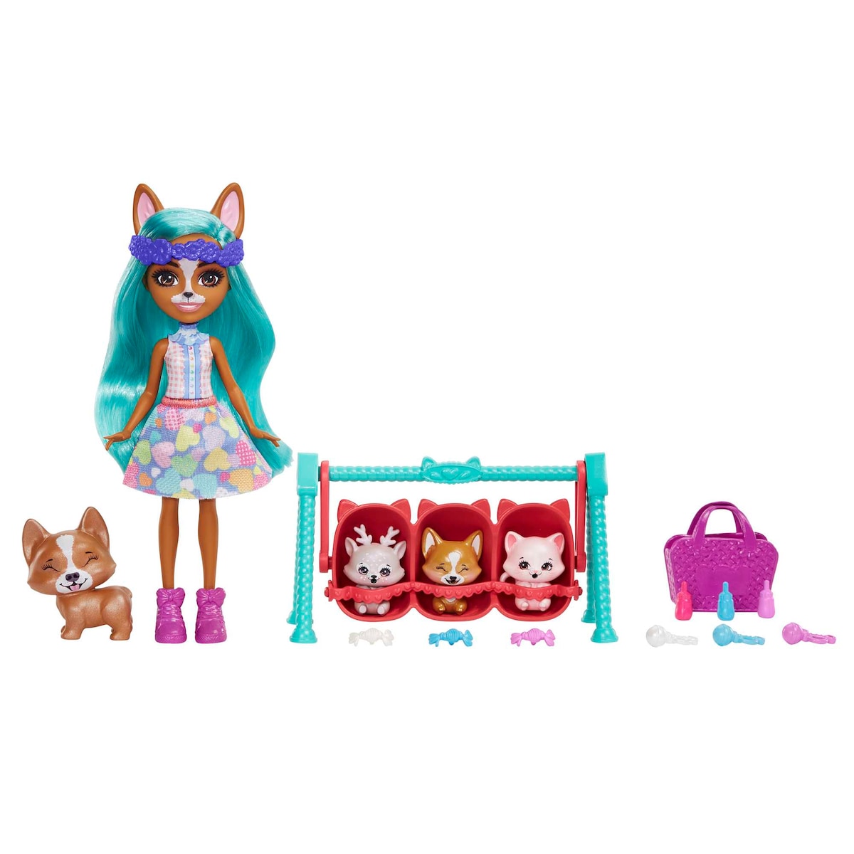 Muñeca con mascotas y accesorios, modelos surtidos Enchantimals 6
