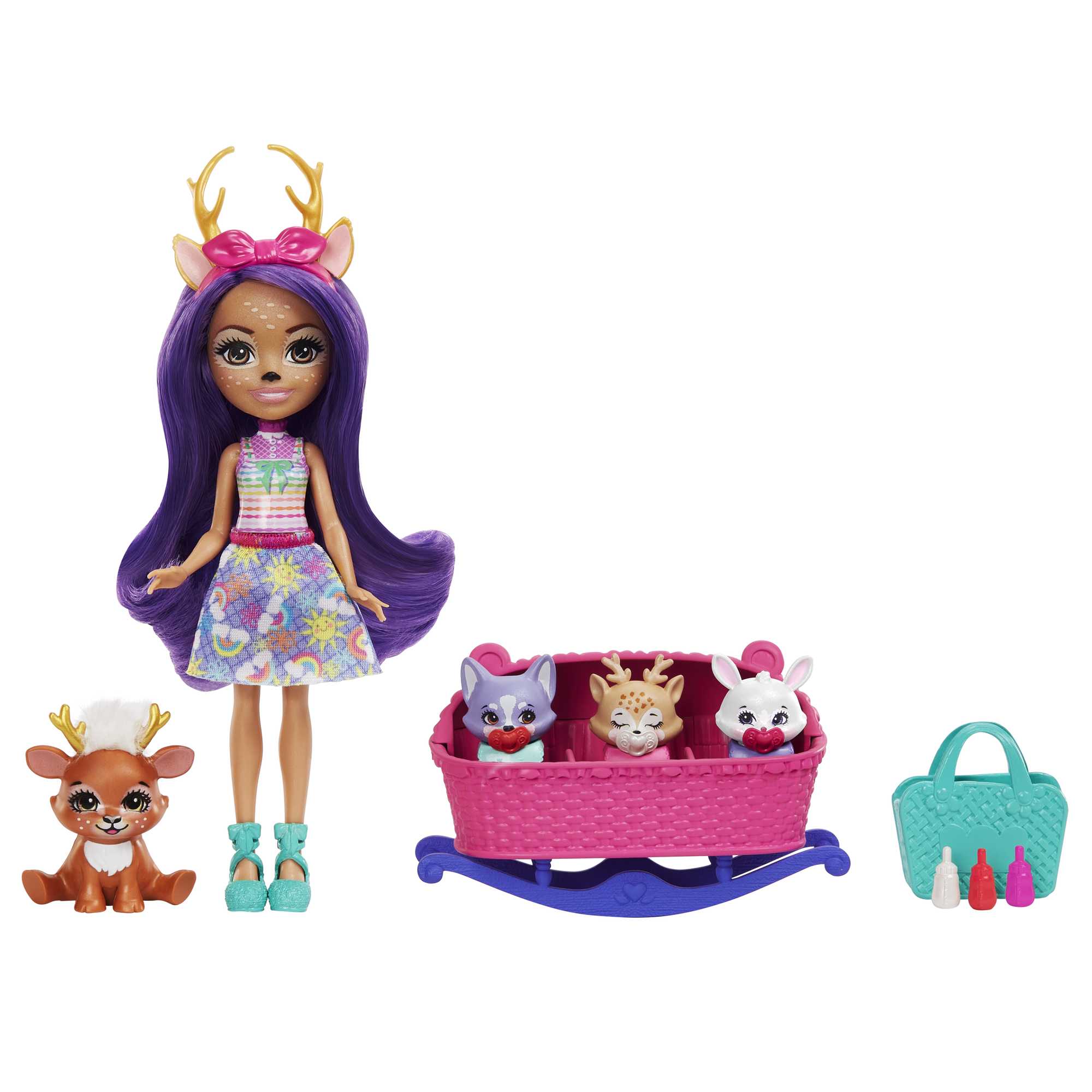 Boneca Danessa Deer com Mascotas e Acessórios 2