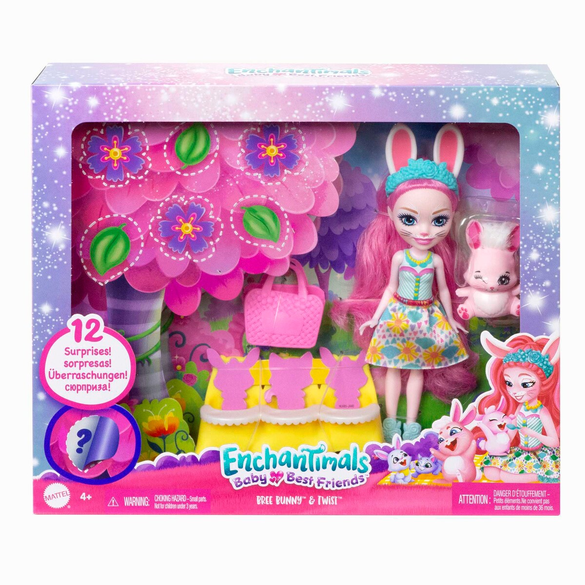 Muñeca Bree Bunny con mascotas y accesorios Enchantimals