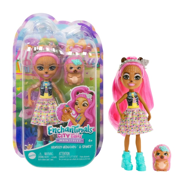 Muñeca Hensley Hedgehog Enchantimals City Tails