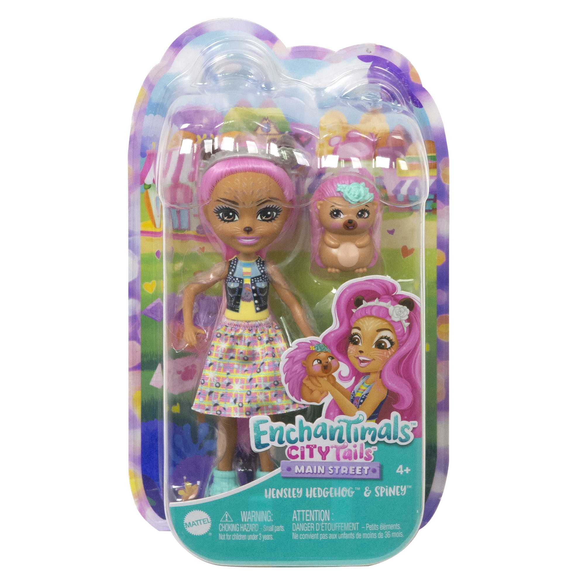 Muñeca Hensley Hedgehog Enchantimals City Tails 4