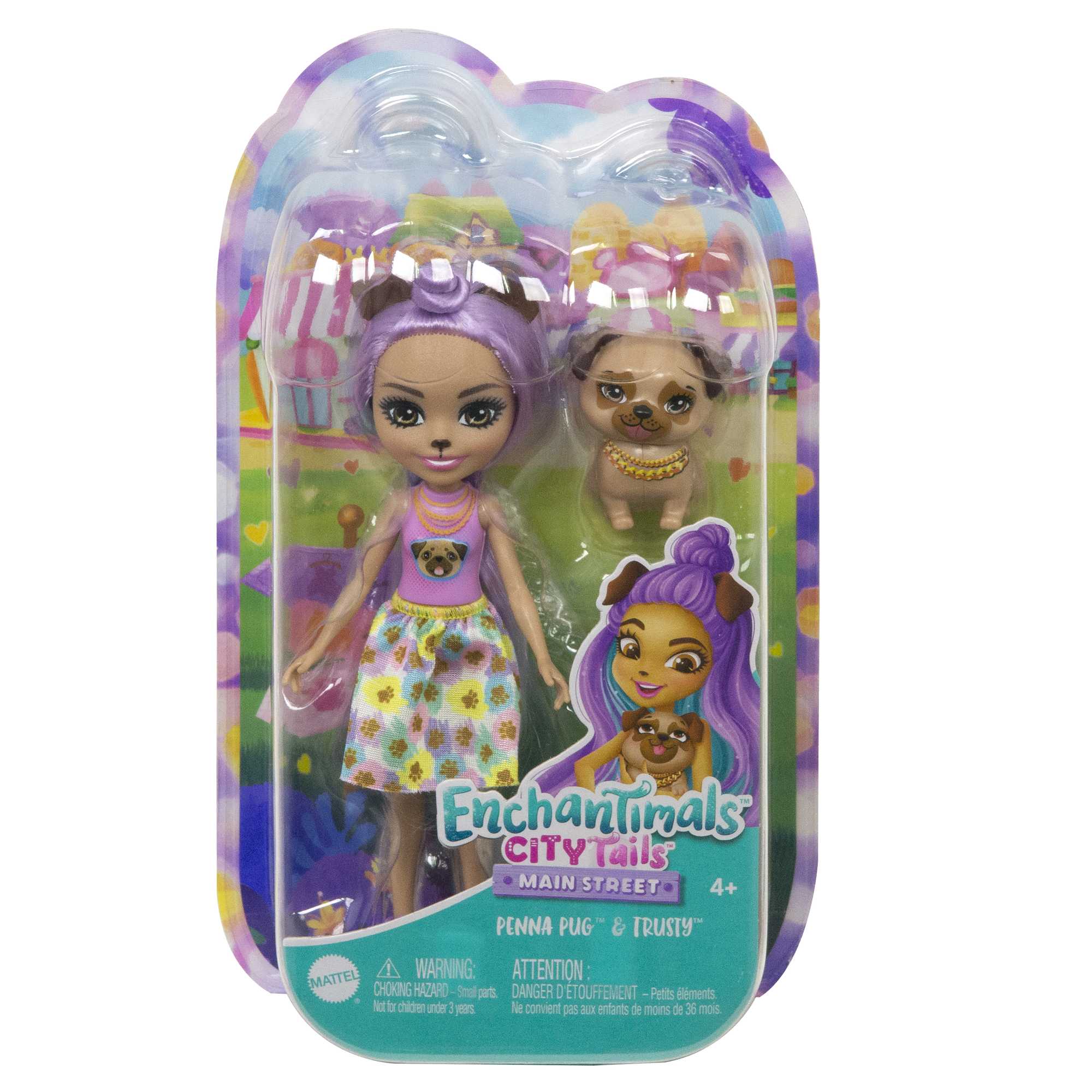 Muñeca Penna Pug Enchantimals City Tails 4