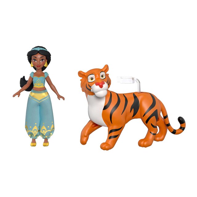 Muñeca Princesa Jasmín con tigre Rajah Disney Princess Minis
