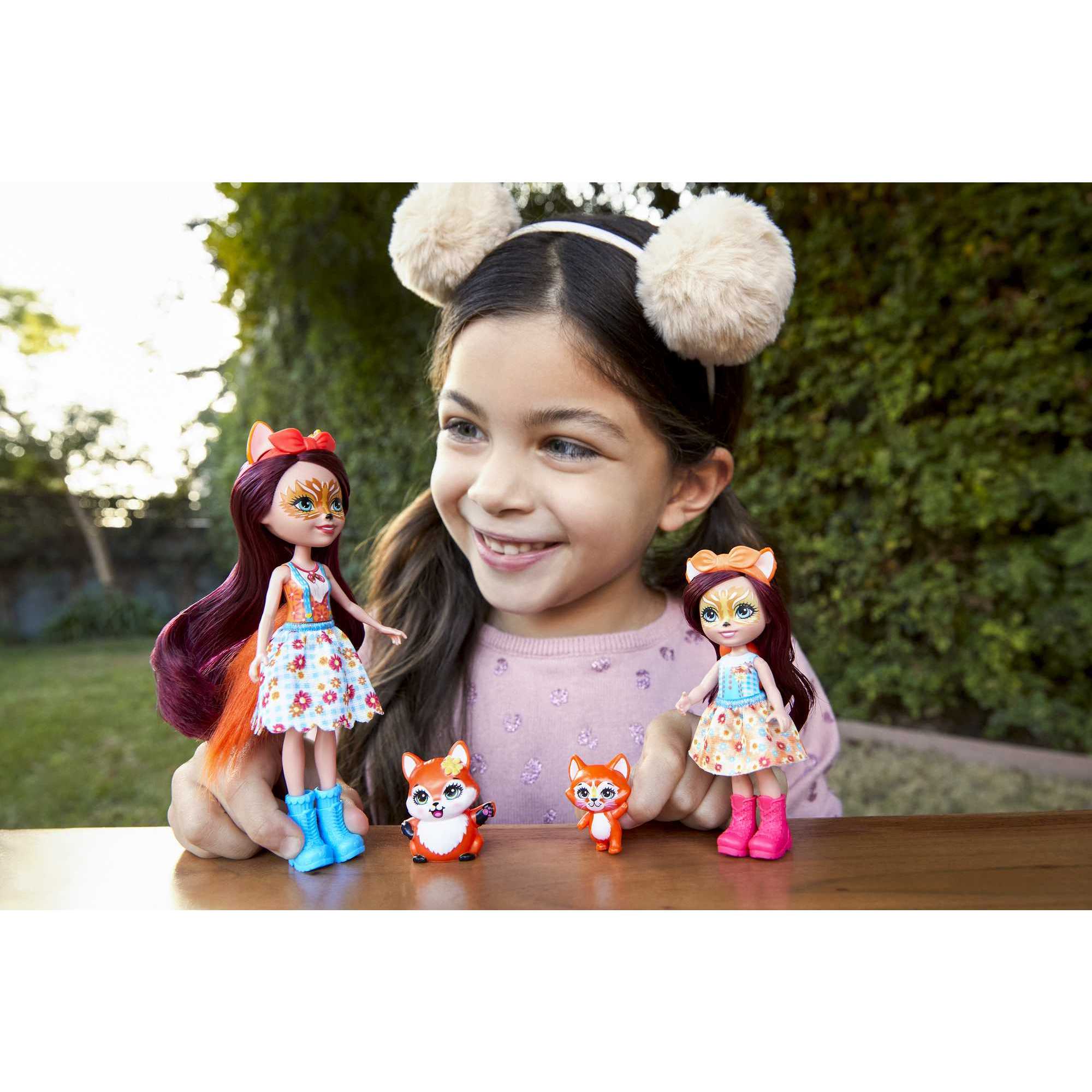 Muñecas hermanas con mascotas y accesorios Enchantimals 2