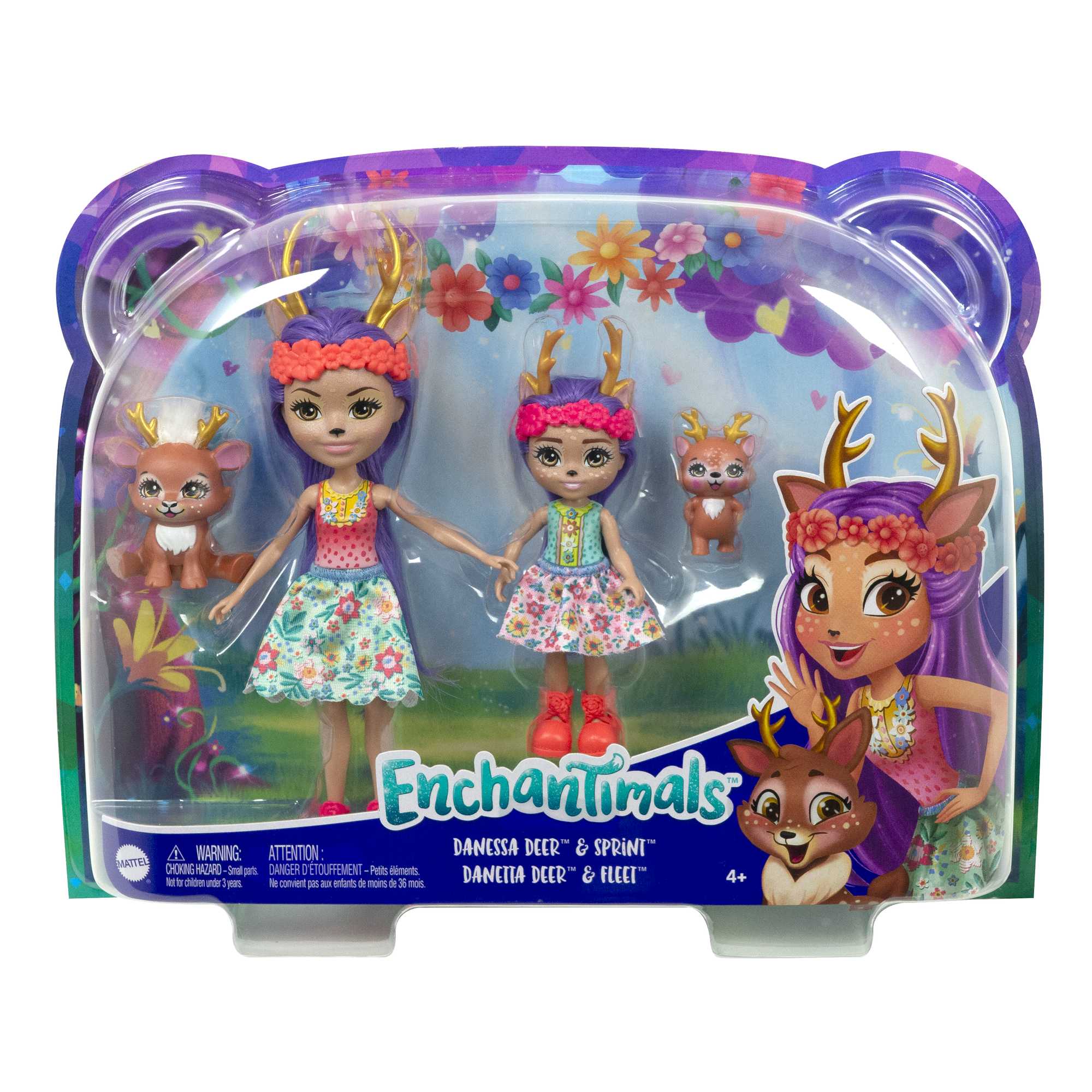 Muñecas hermanas con mascotas y accesorios Enchantimals 3