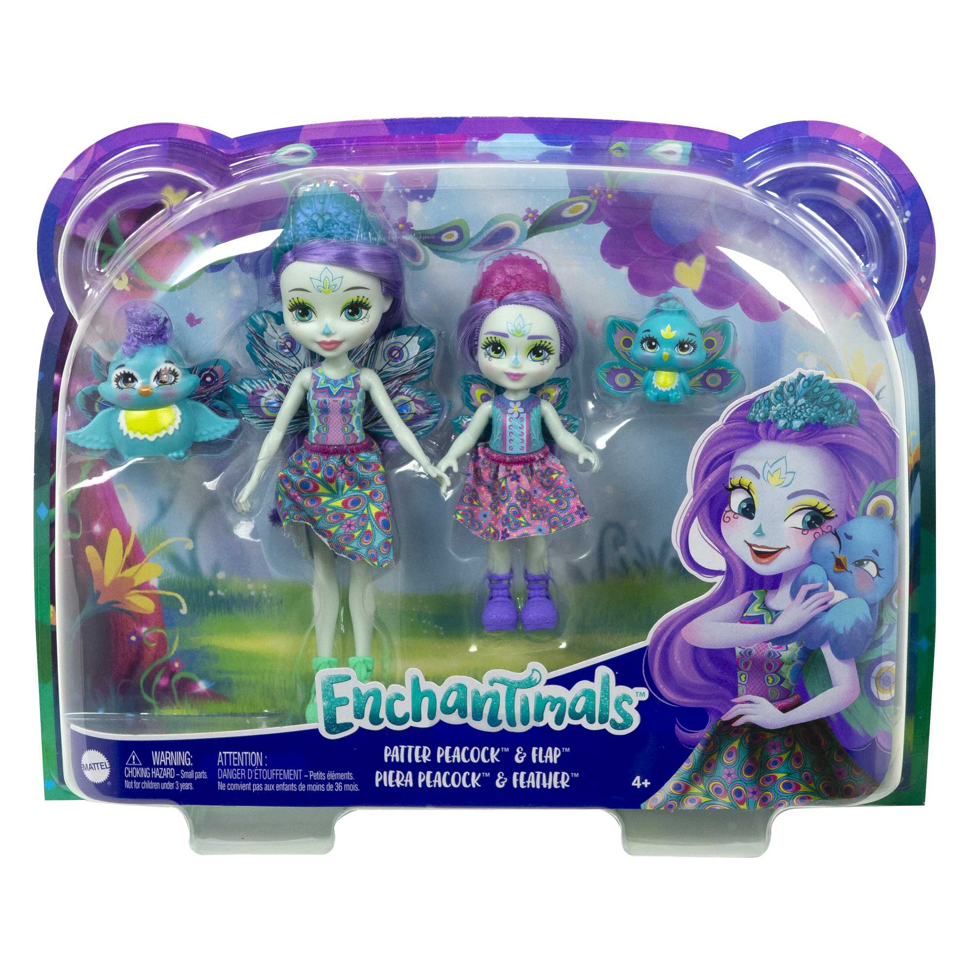 Muñecas hermanas con mascotas y accesorios Enchantimals 5