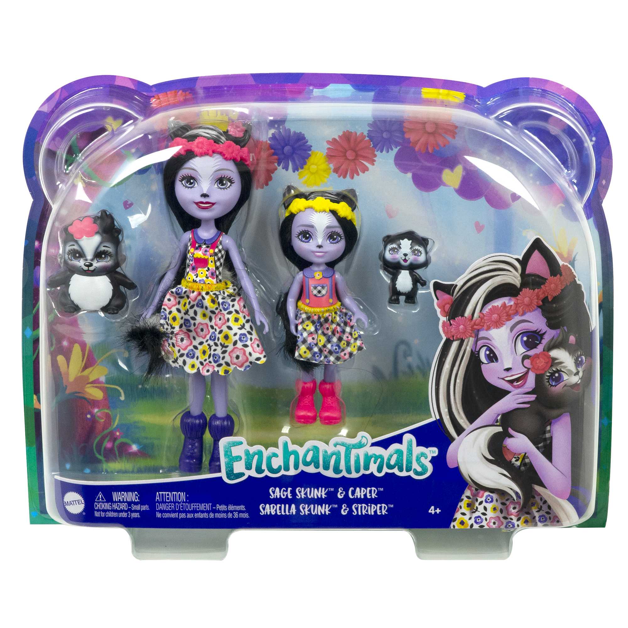 Muñecas hermanas con mascotas y accesorios Enchantimals 6