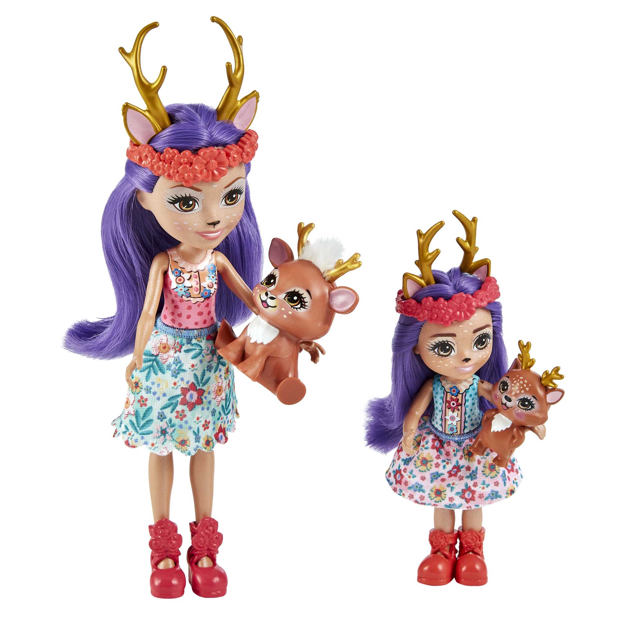 Muñecas hermanas con mascotas y accesorios Enchantimals 8