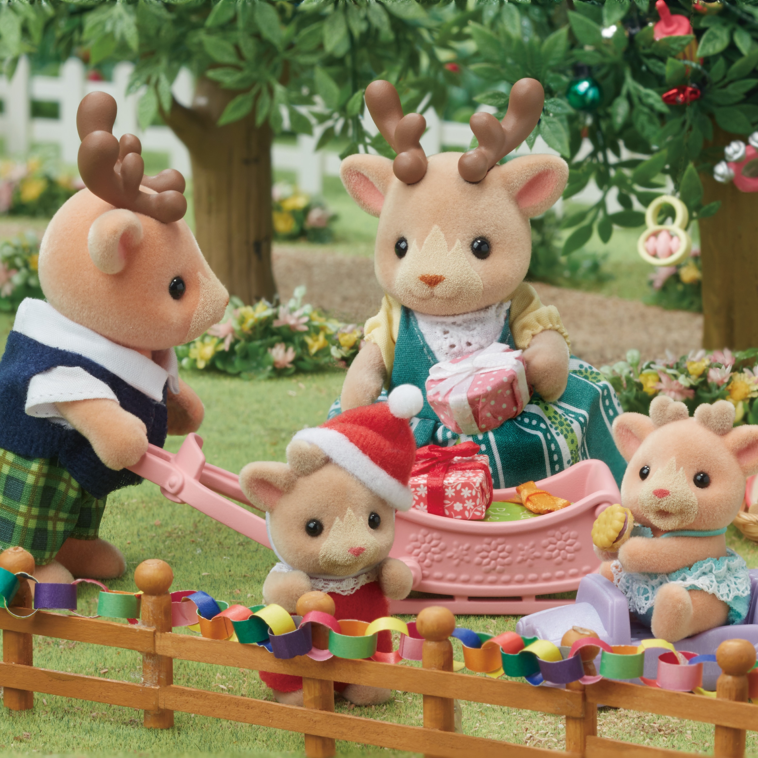 Familia Ciervo Sylvanian Families 4