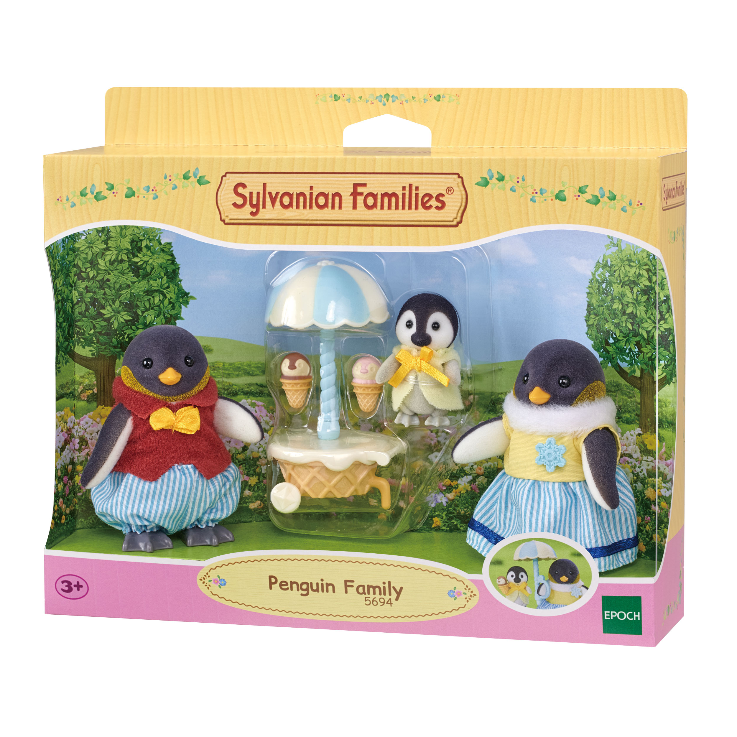 Familia Pingüino Sylvanian Families 3