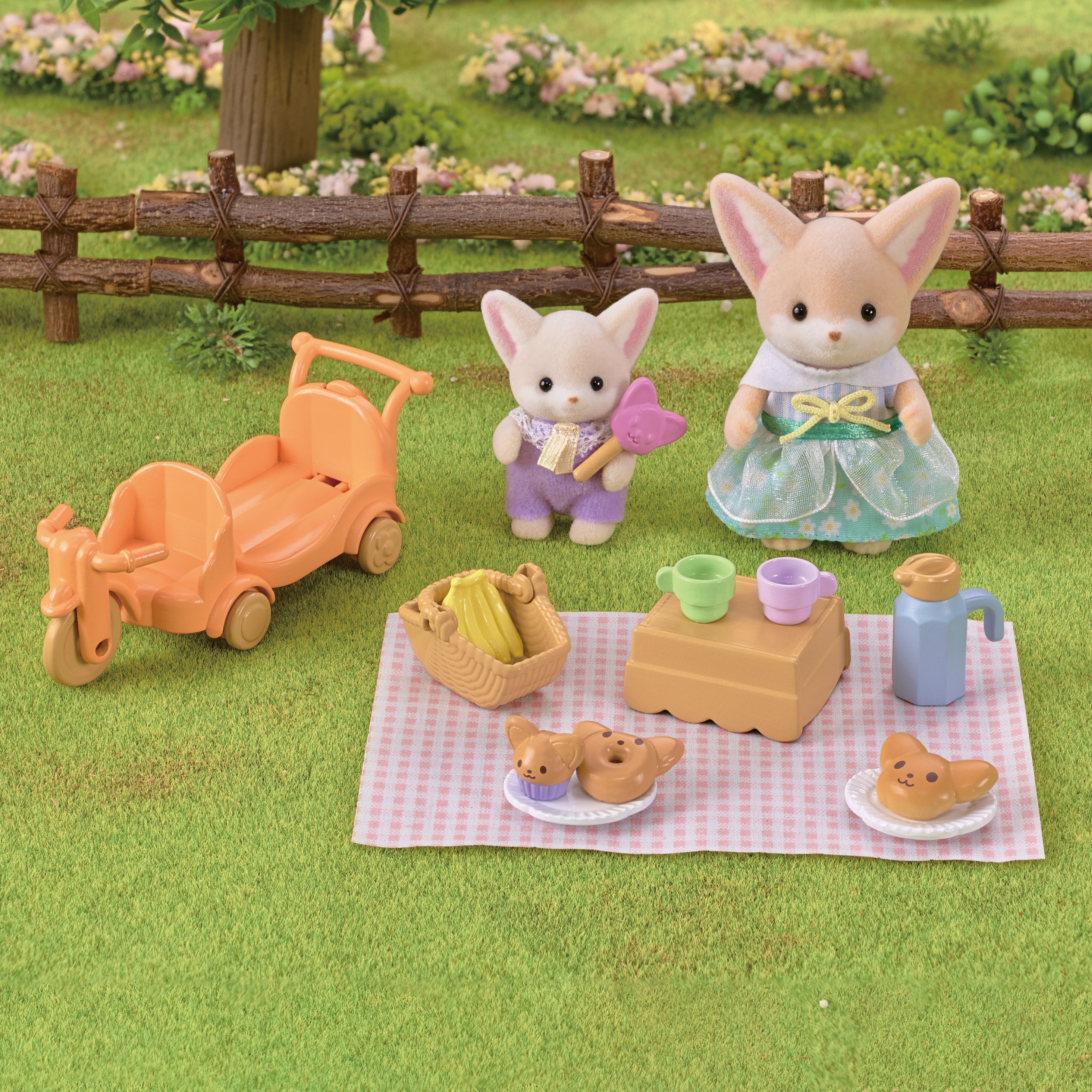 Set de Picnic -Hermanos Zorro del Desierto- Sylvanian Families 4
