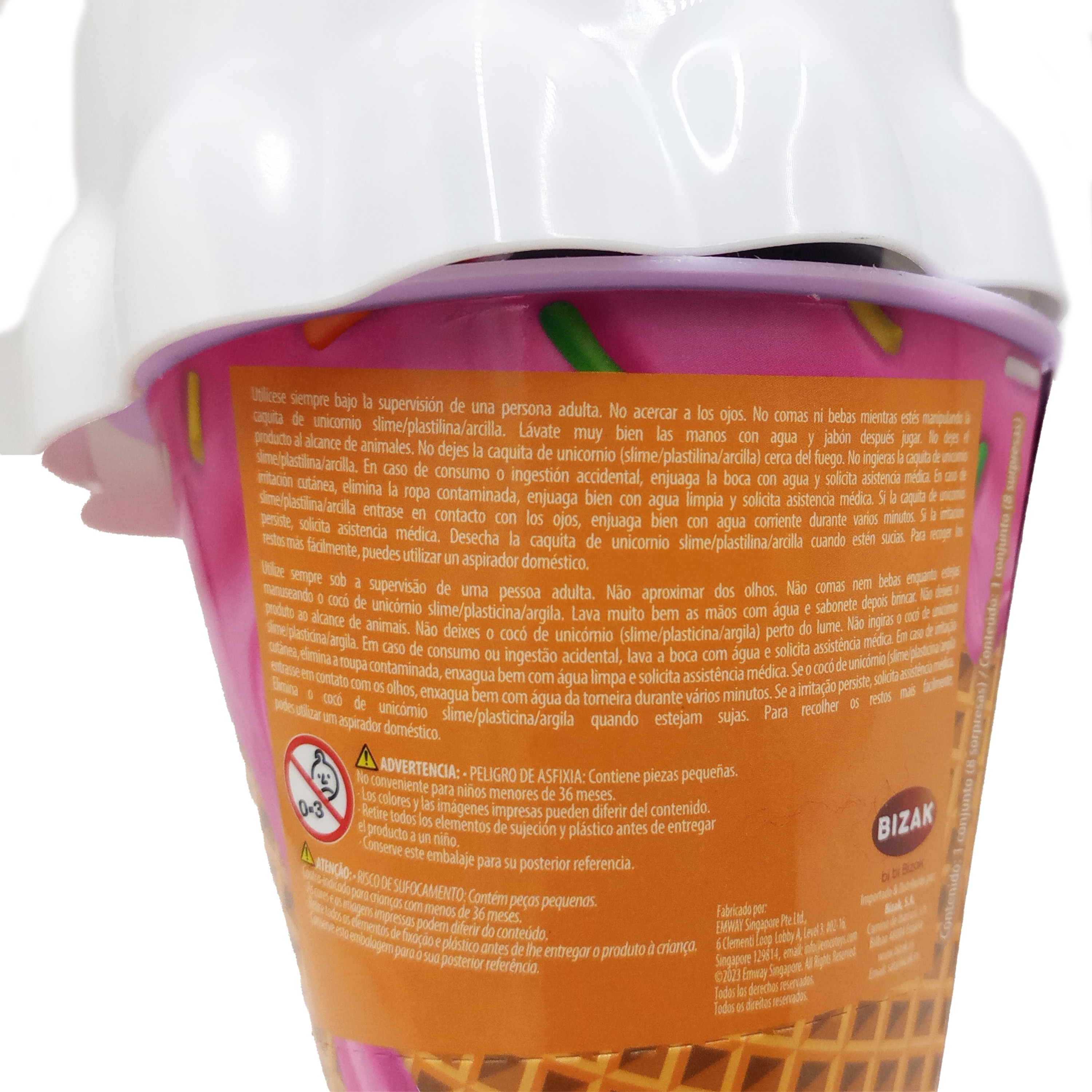 Helado sorpresa unicornios Bizak 17