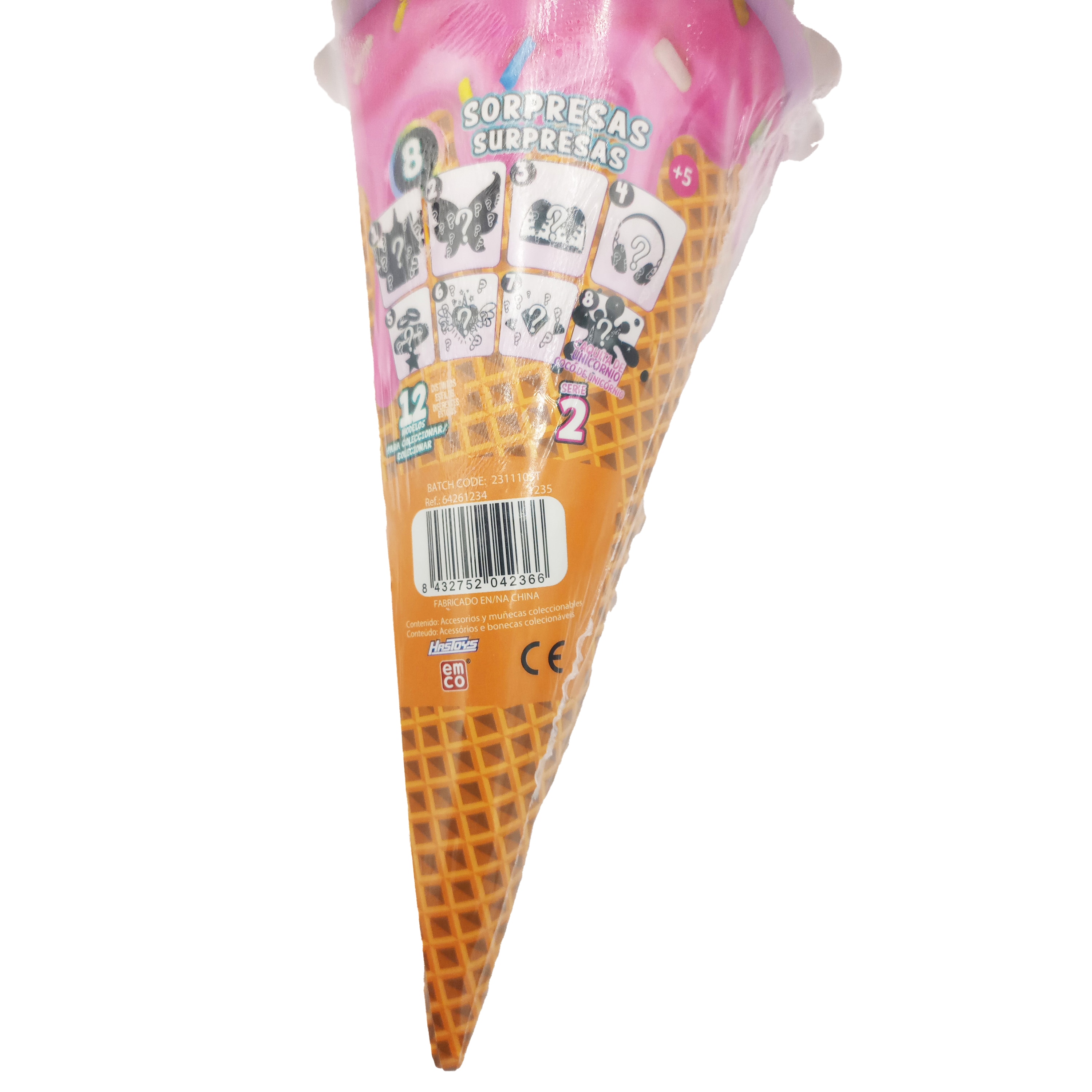 Helado sorpresa unicornios Bizak 18