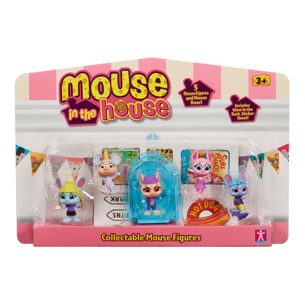 Pack de 5 figuras Mouse In The House Bandai 2