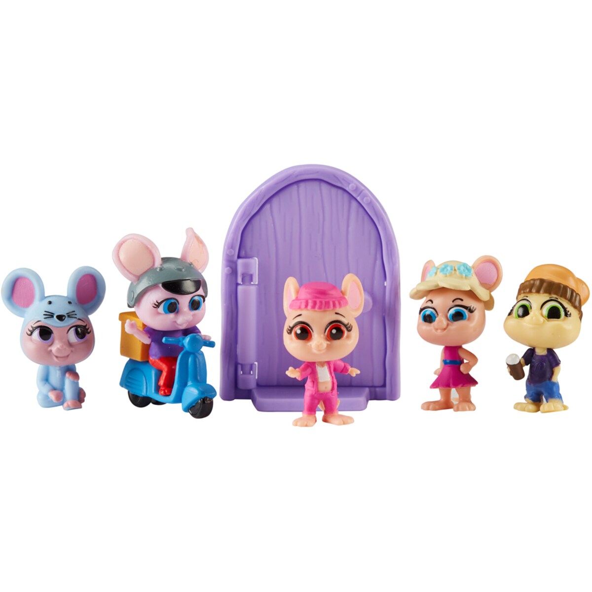 Pack de 5 figuras Mouse In The House Bandai 5