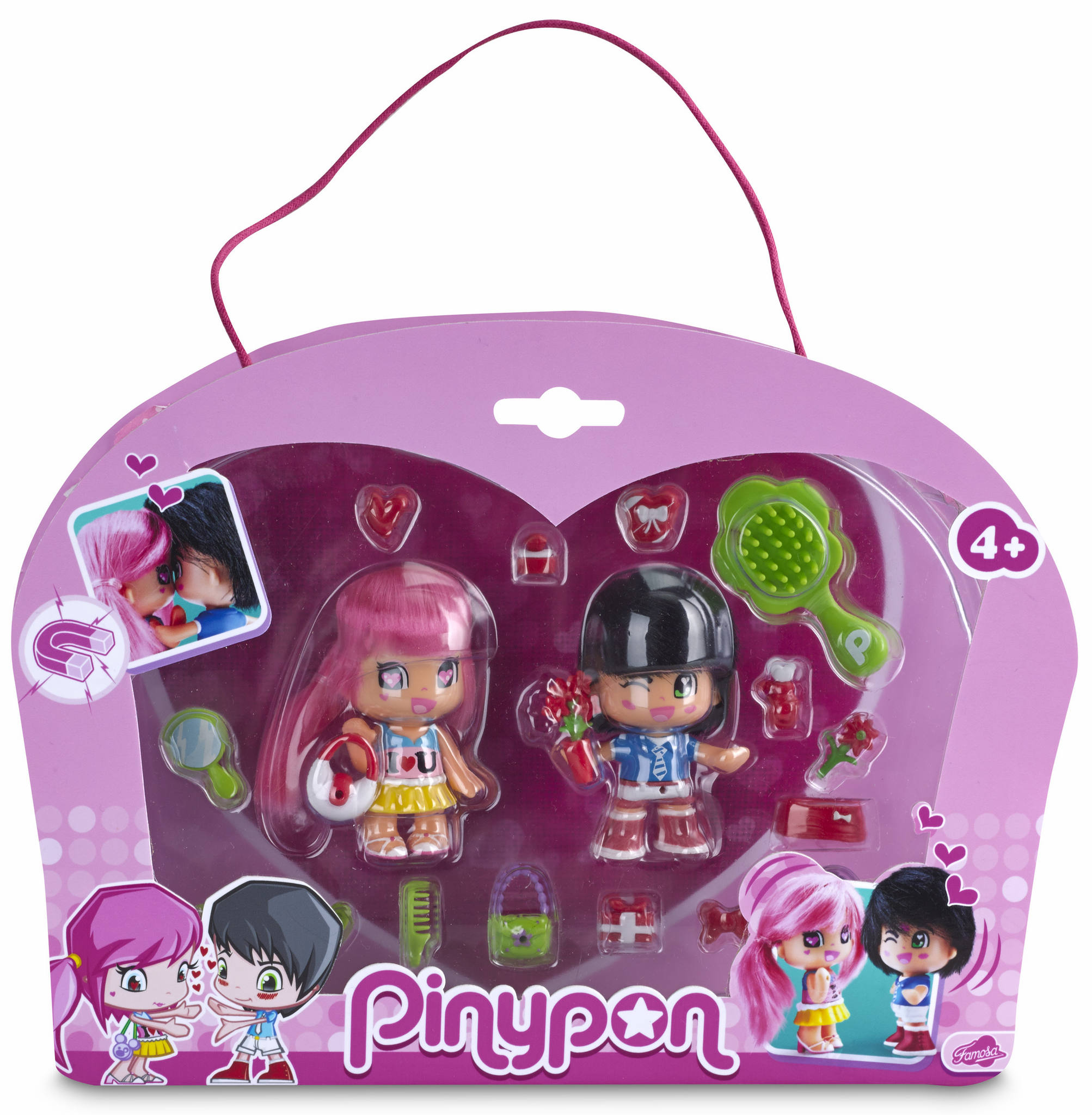 Pack Hairy Friends PinyPon 2