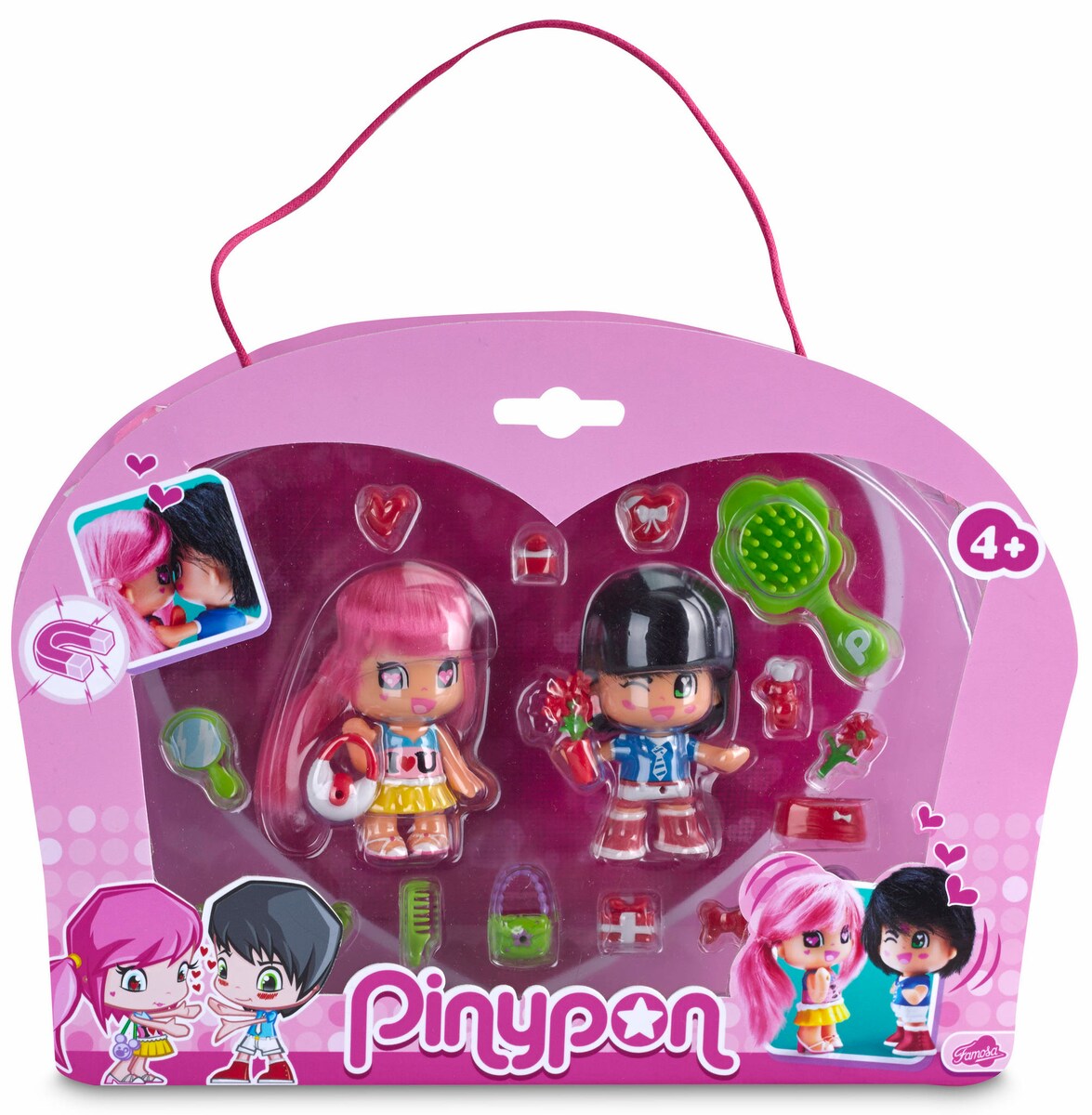 Pack Hairy Friends PinyPon 2