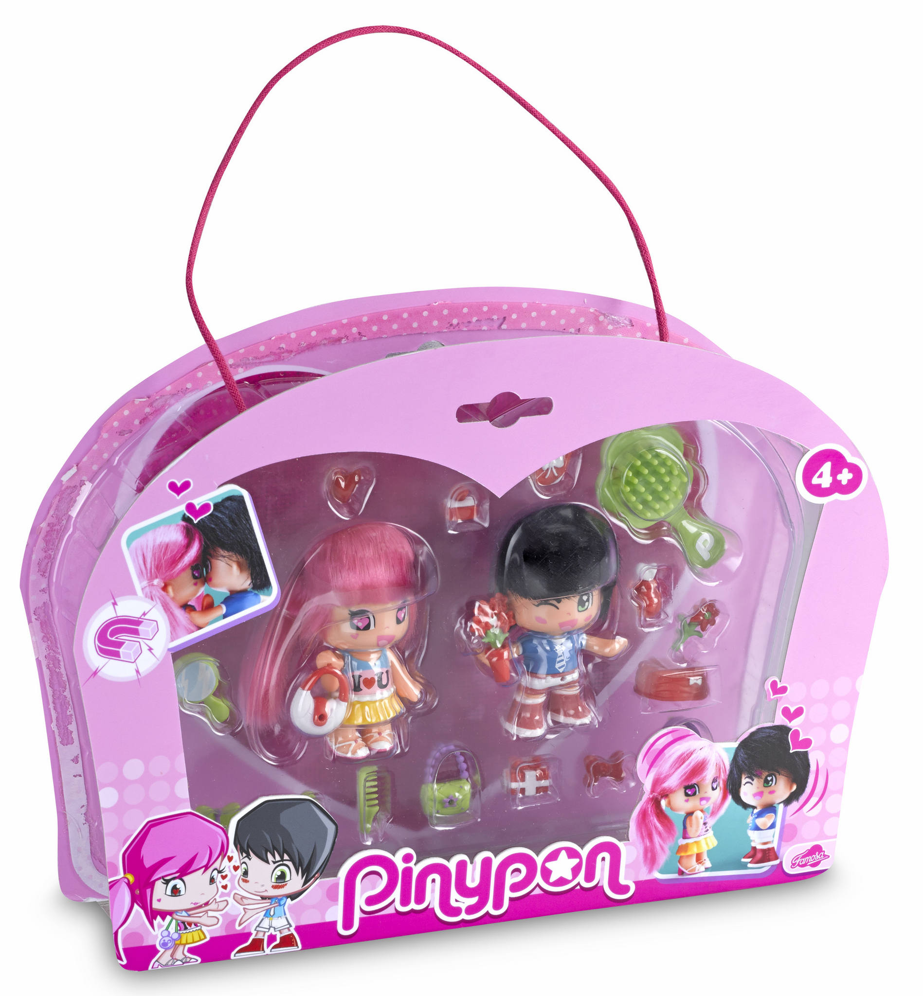 Pack Hairy Friends PinyPon 5