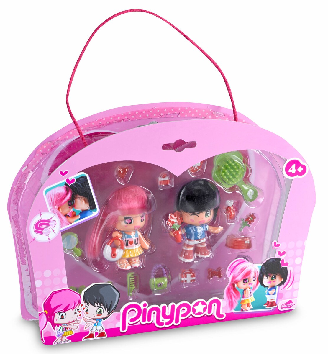 Pack Hairy Friends PinyPon 5