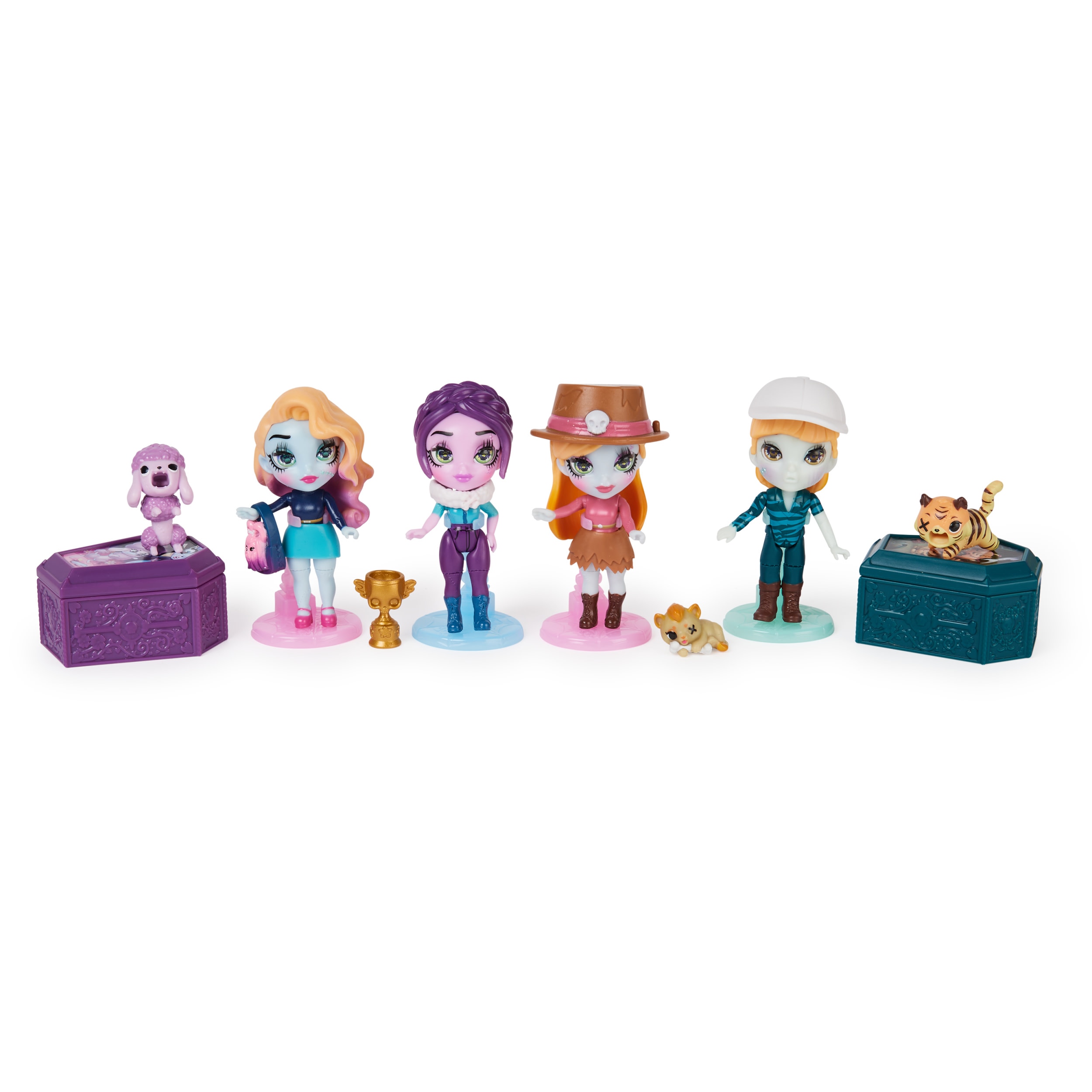 Set muñecas "Rest in Show", Zombaes, Spin Master 7