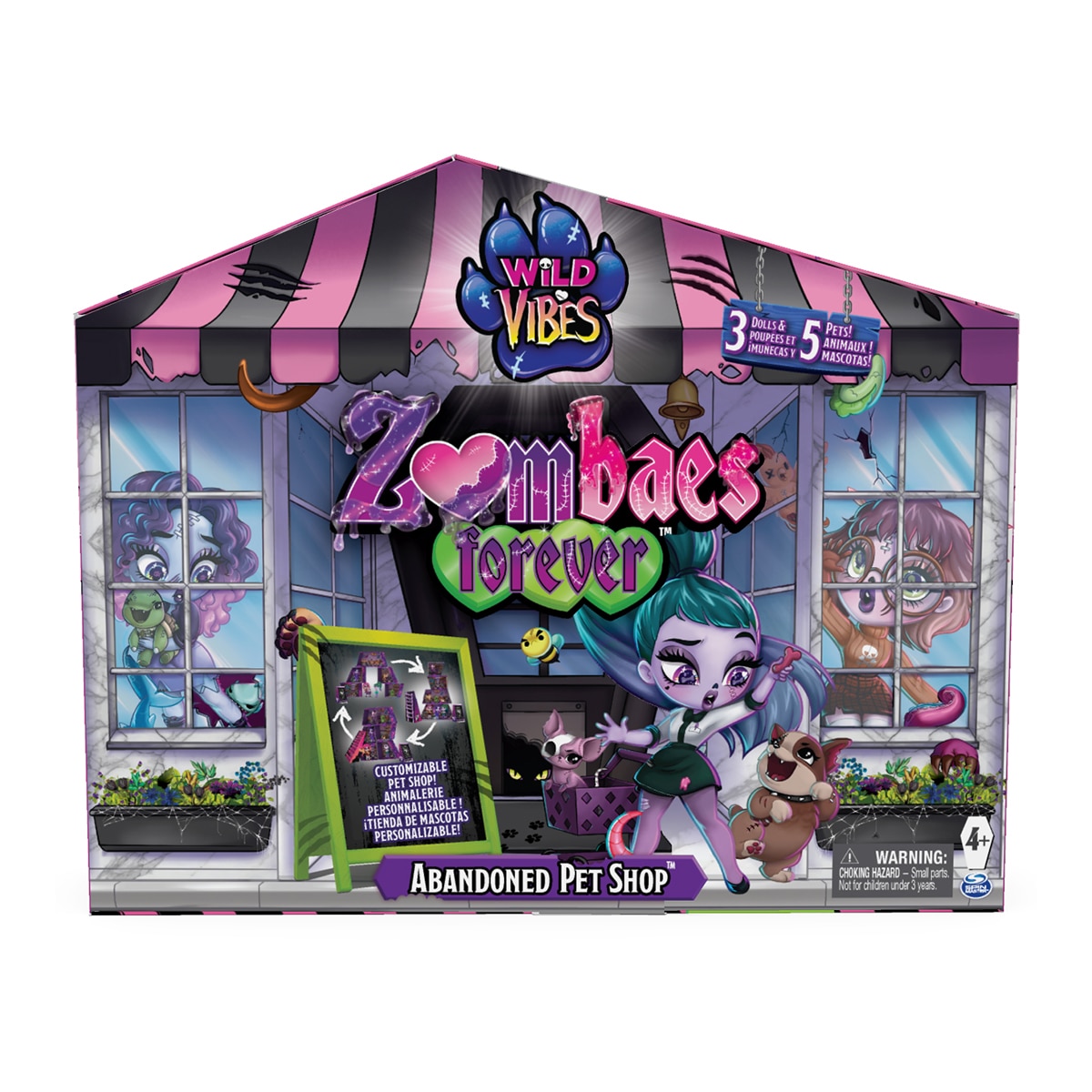 Spin Master – Abandoned Pet Shop, Zombaes, Spin Master.